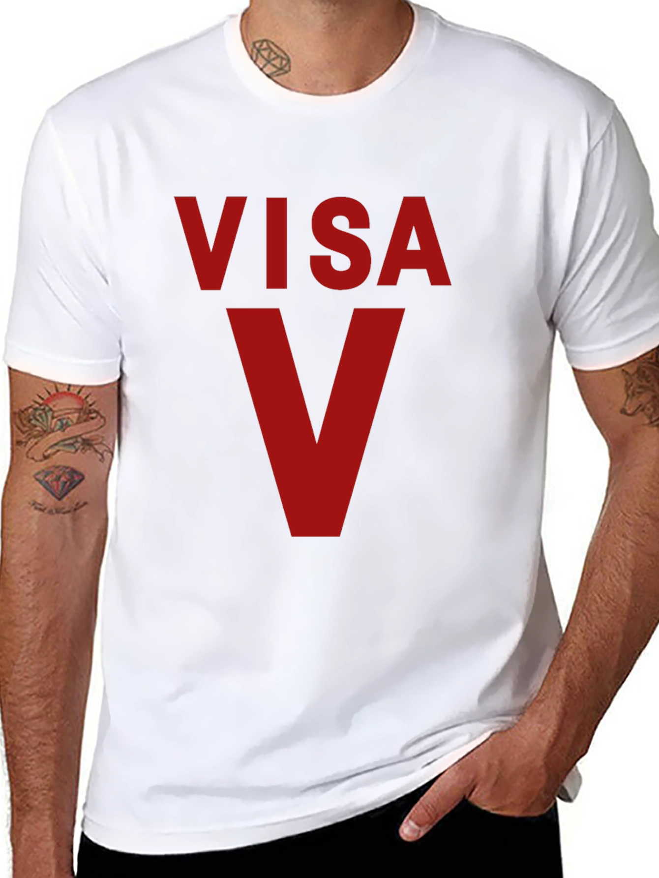 VISA V Graphic T-Shirt - Bold & Stylish