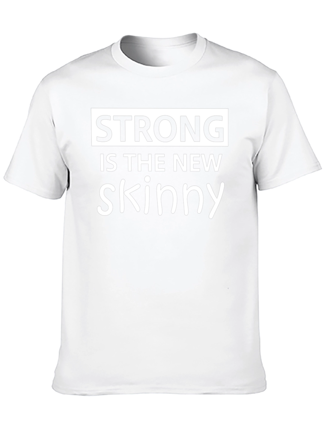 Strong is the New Skinny Black Graphic T-Shirt