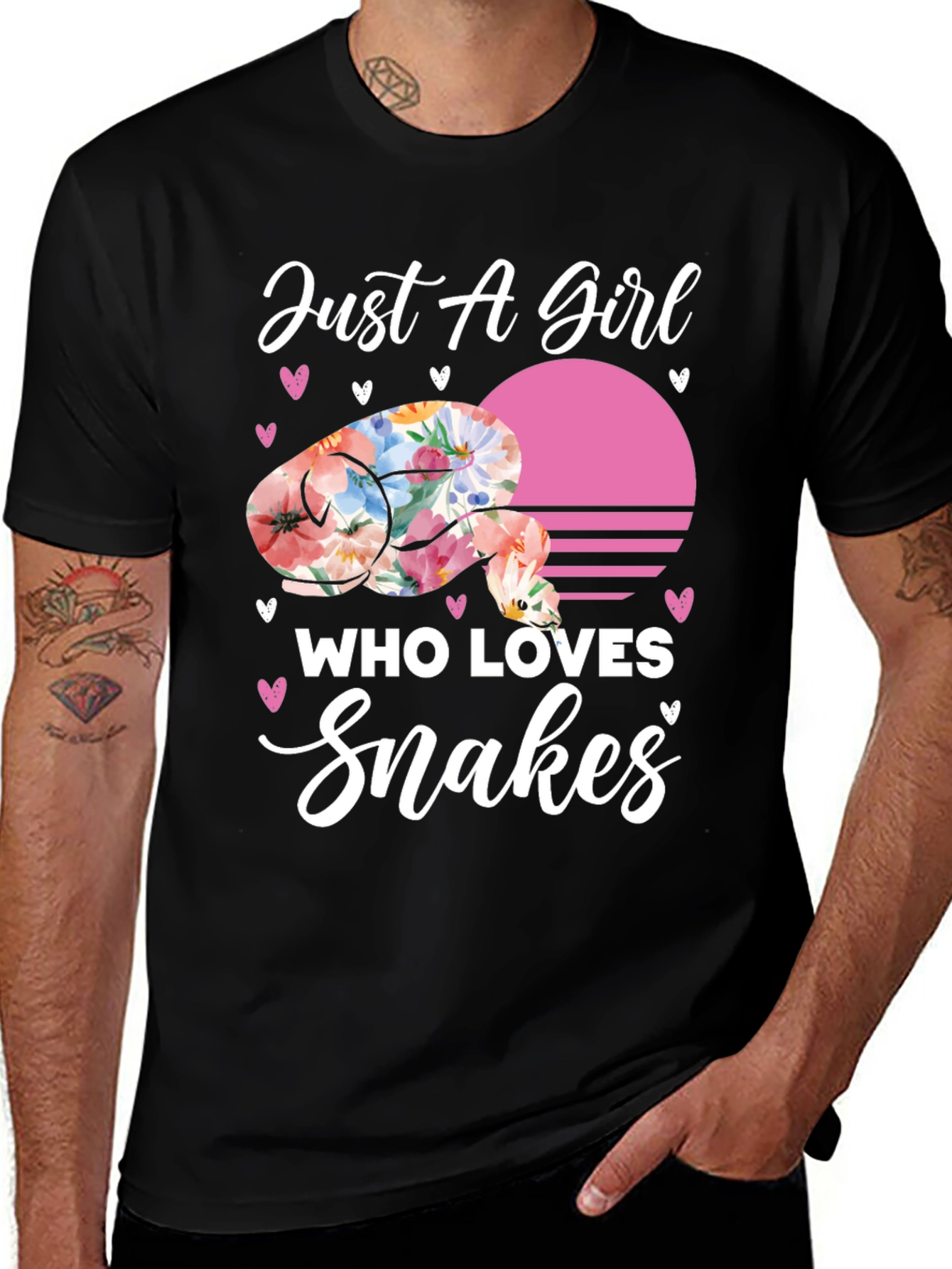 Just a Girl Who Loves Snakes T-Shirt