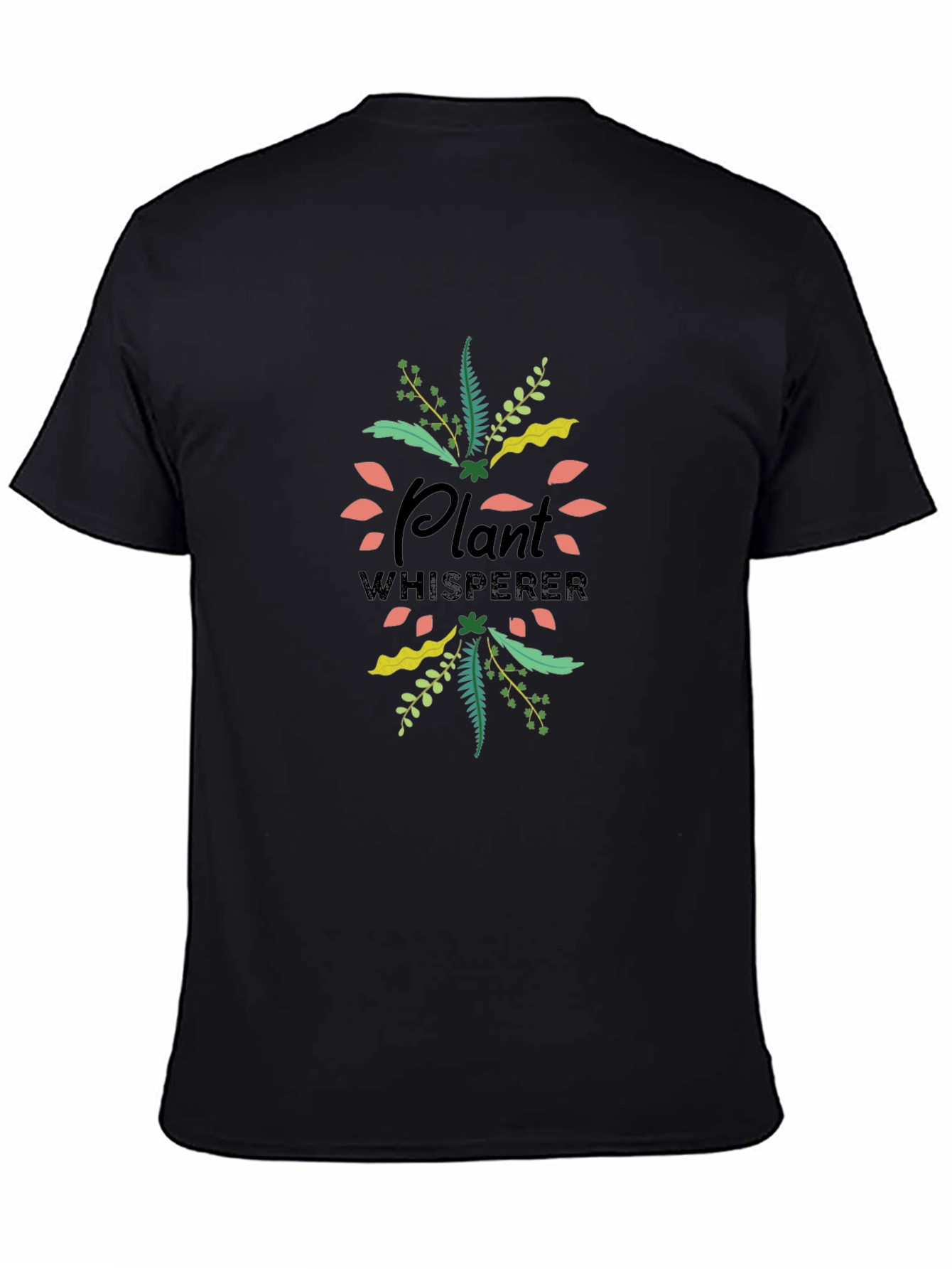 Plant Whisperer Graphic T-Shirt - Black