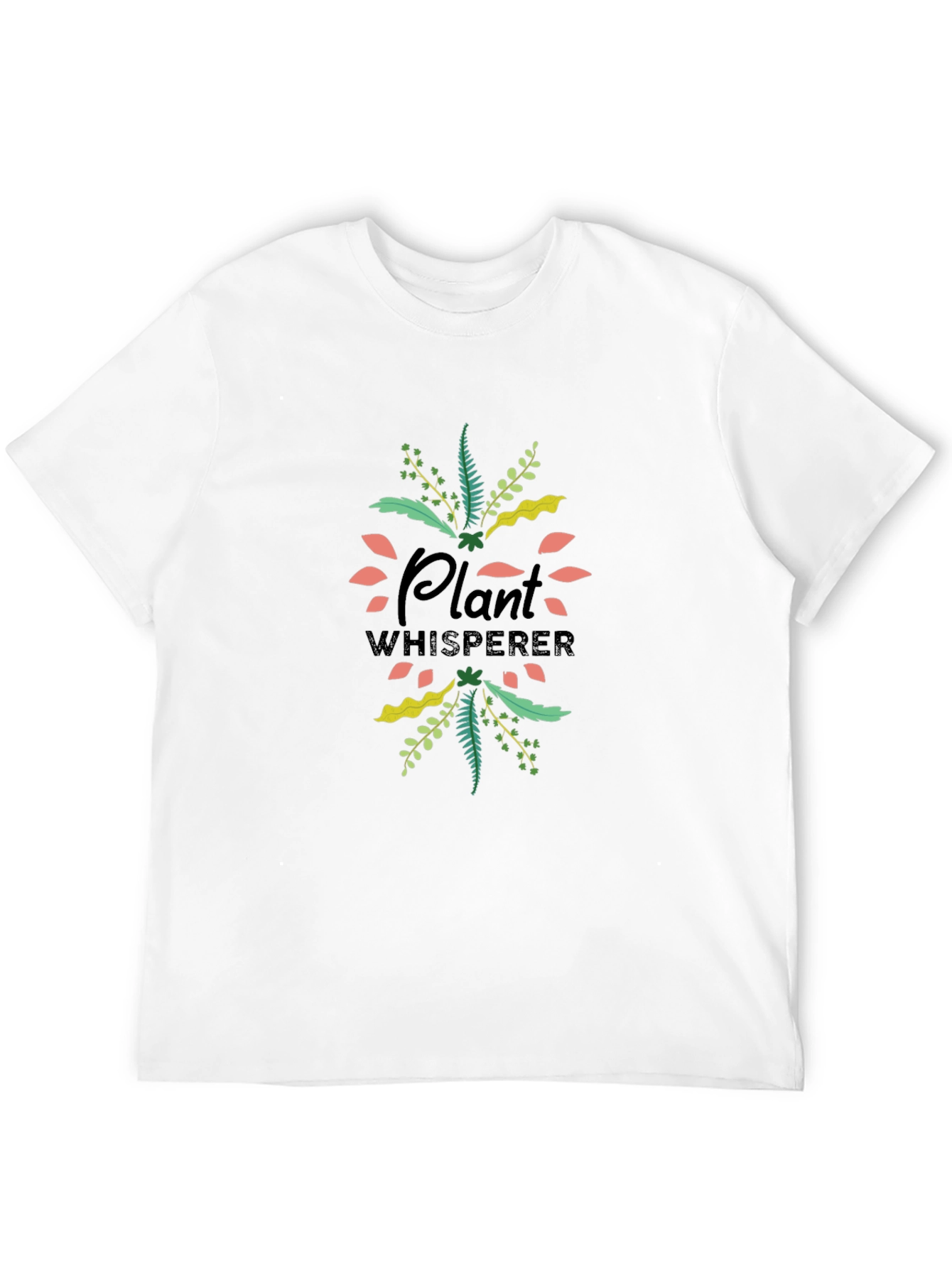 Plant Whisperer Graphic T-Shirt - Black