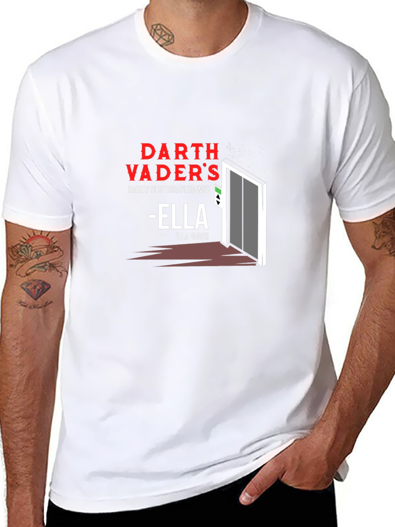 Darth Vaders Ella T-Shirt - Sci-Fi Humor Tee