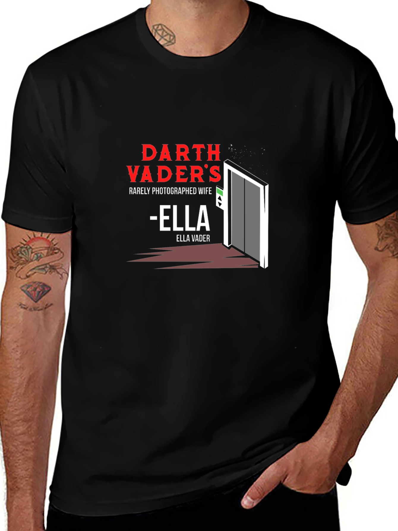 Darth Vaders Ella T-Shirt - Sci-Fi Humor Tee