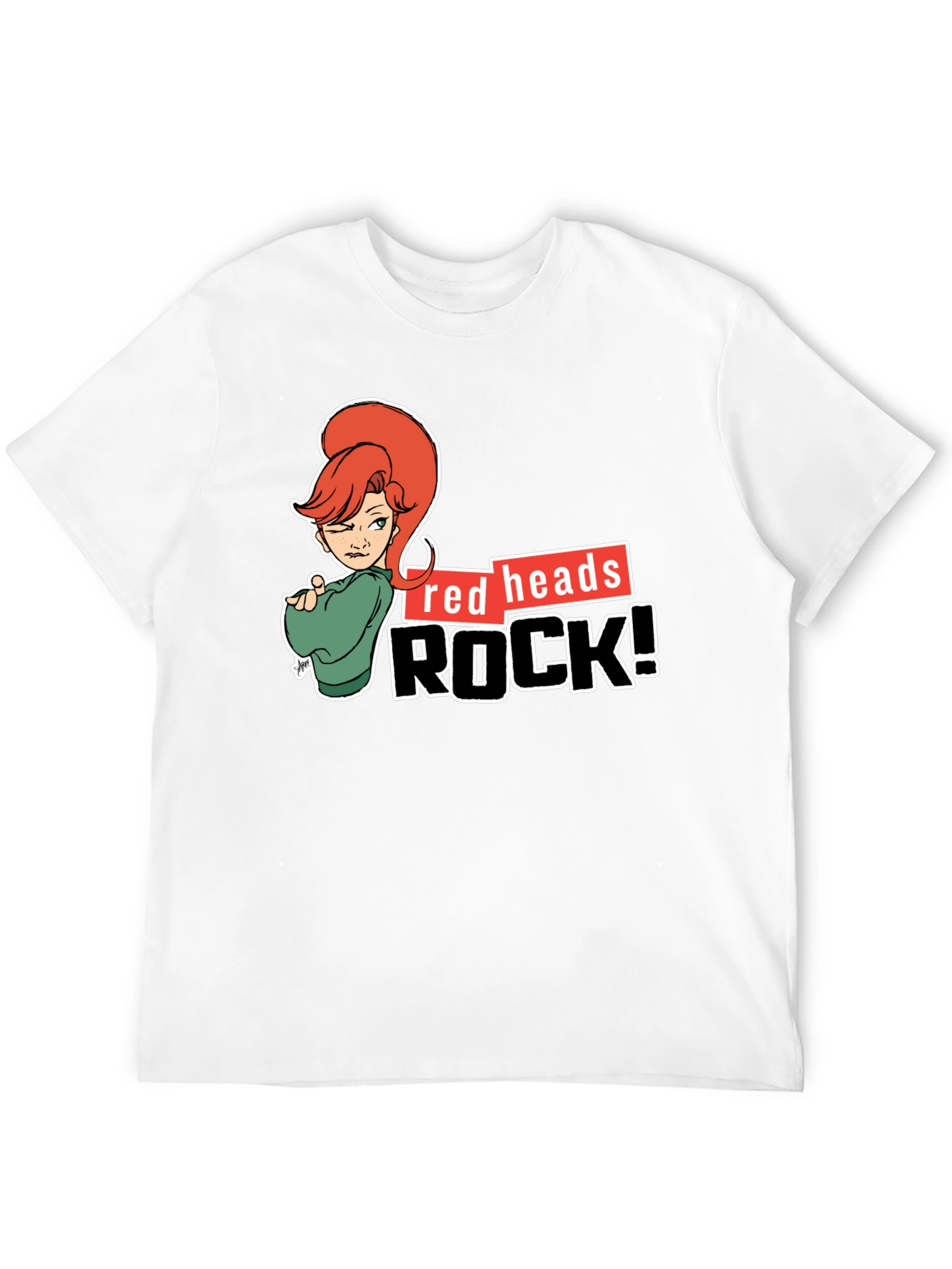 Redheads Rock! Graphic T-Shirt