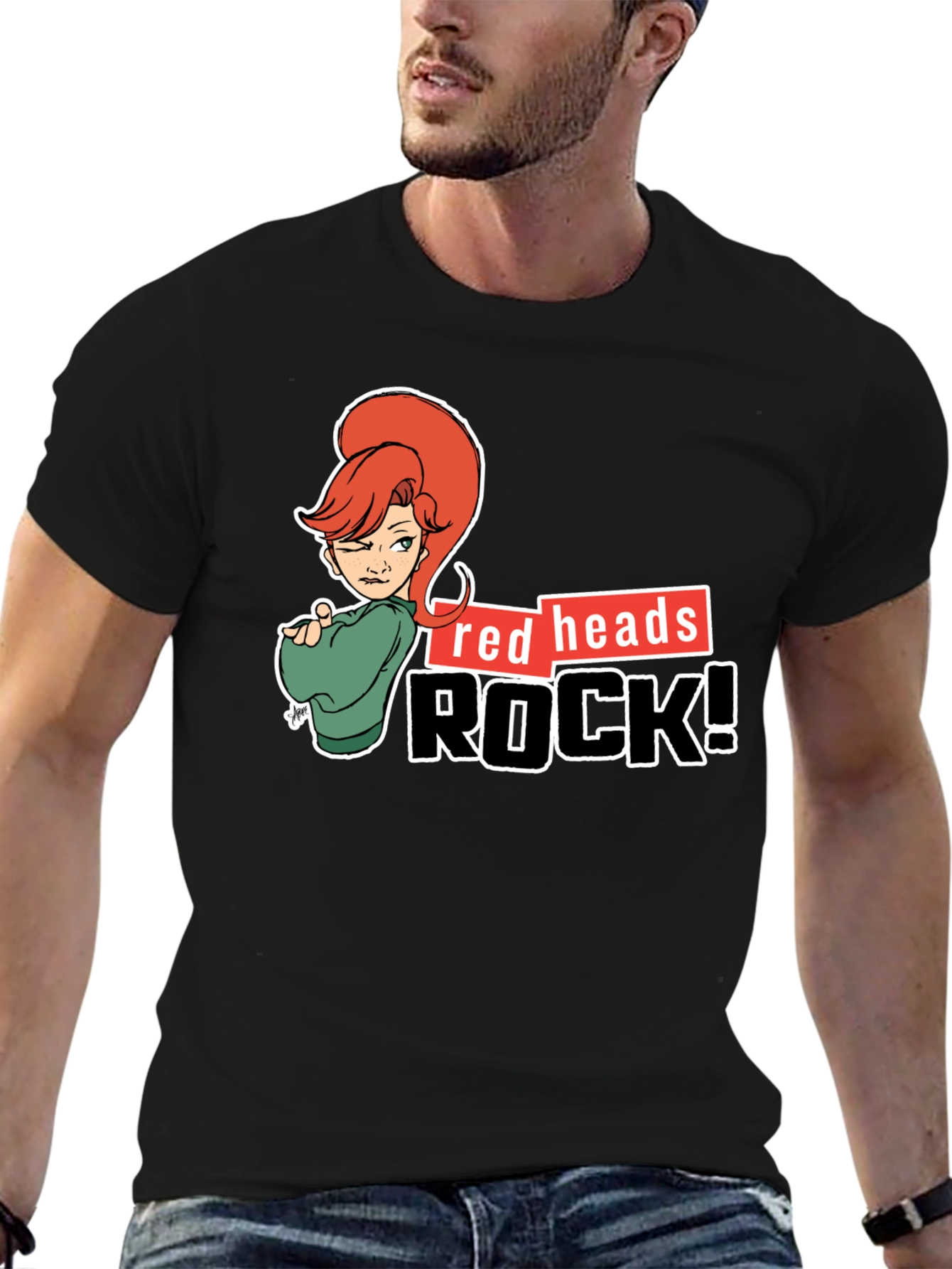 Redheads Rock! Graphic T-Shirt