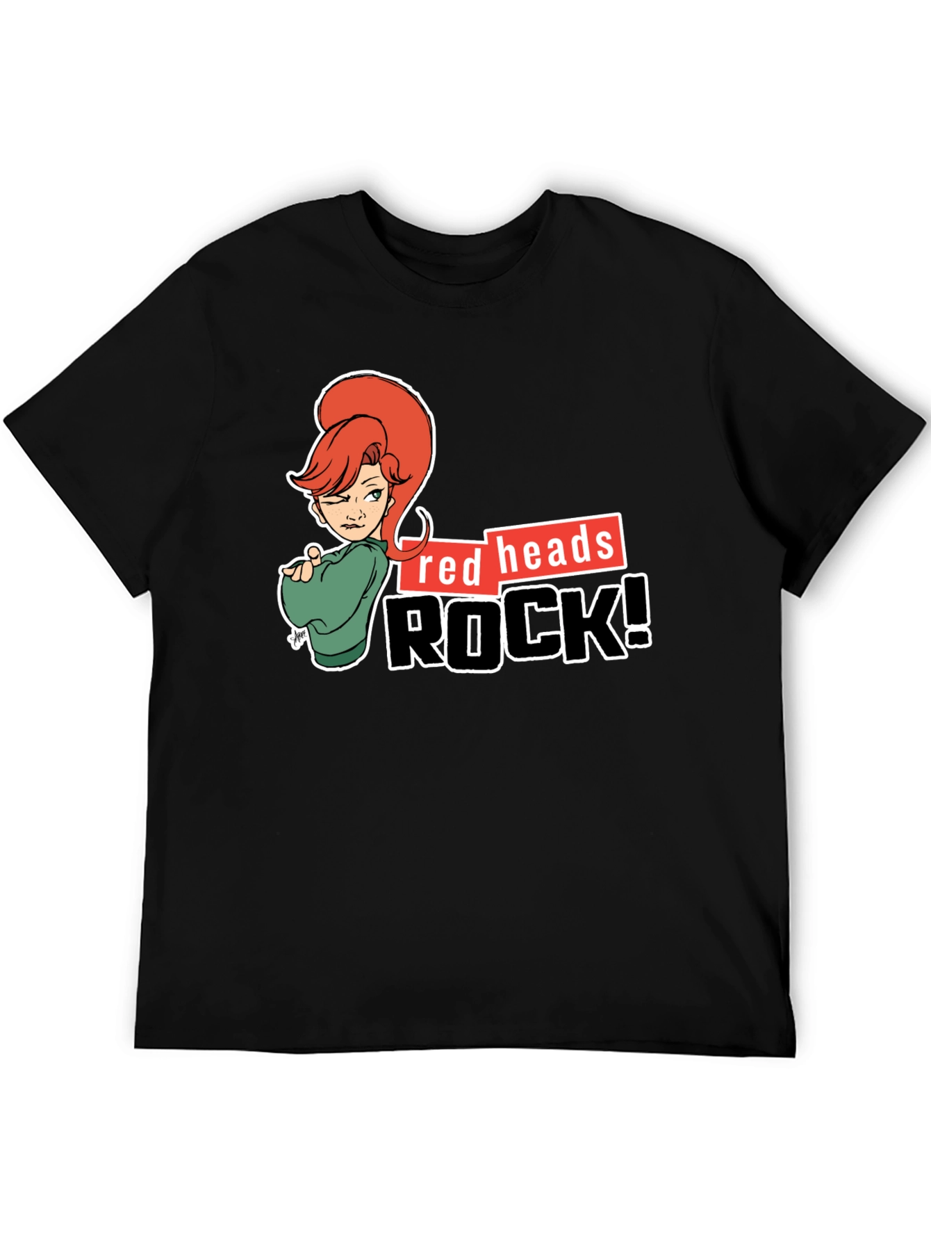 Redheads Rock! Graphic T-Shirt