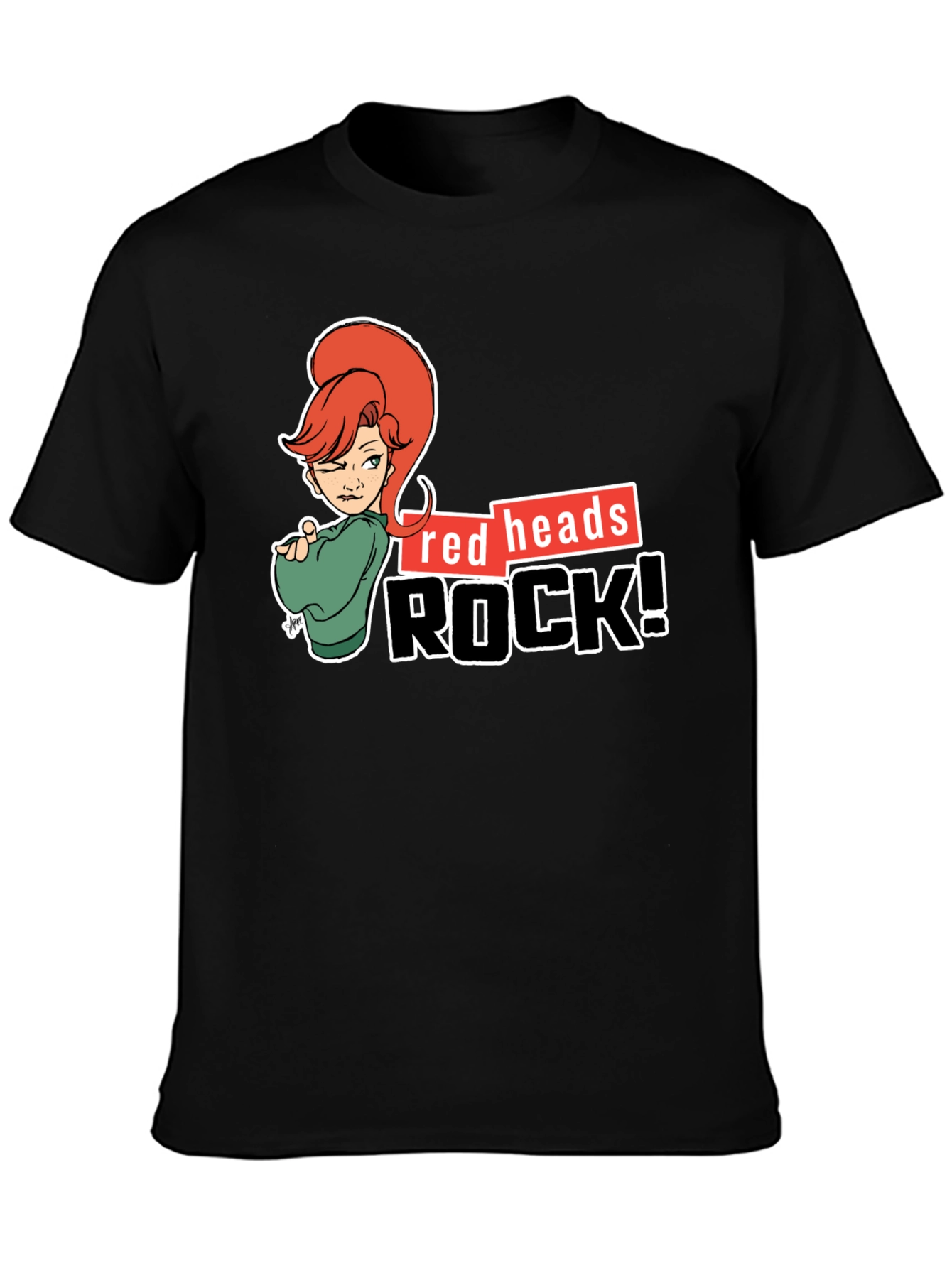 Redheads Rock! Graphic T-Shirt