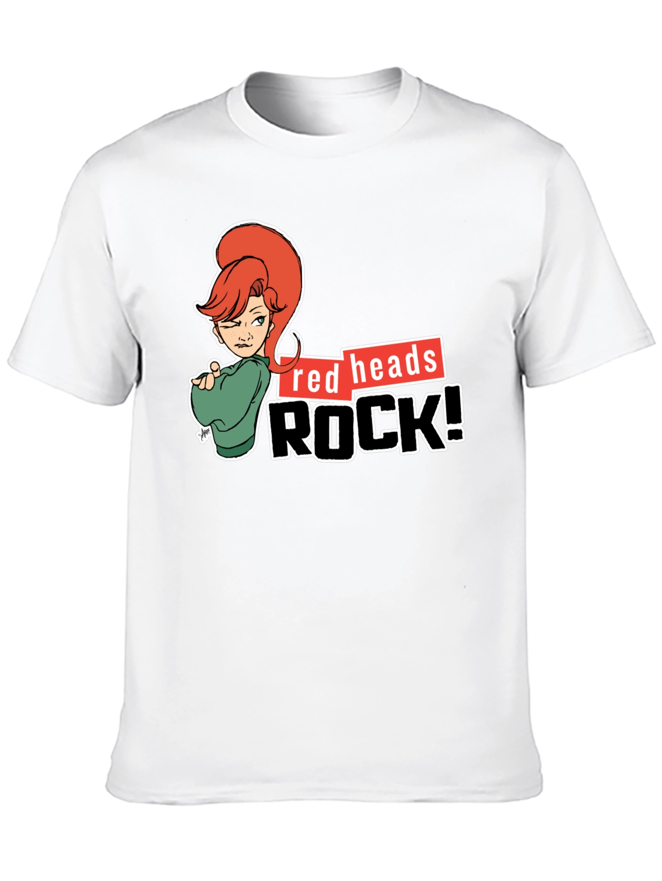 Redheads Rock! Graphic T-Shirt
