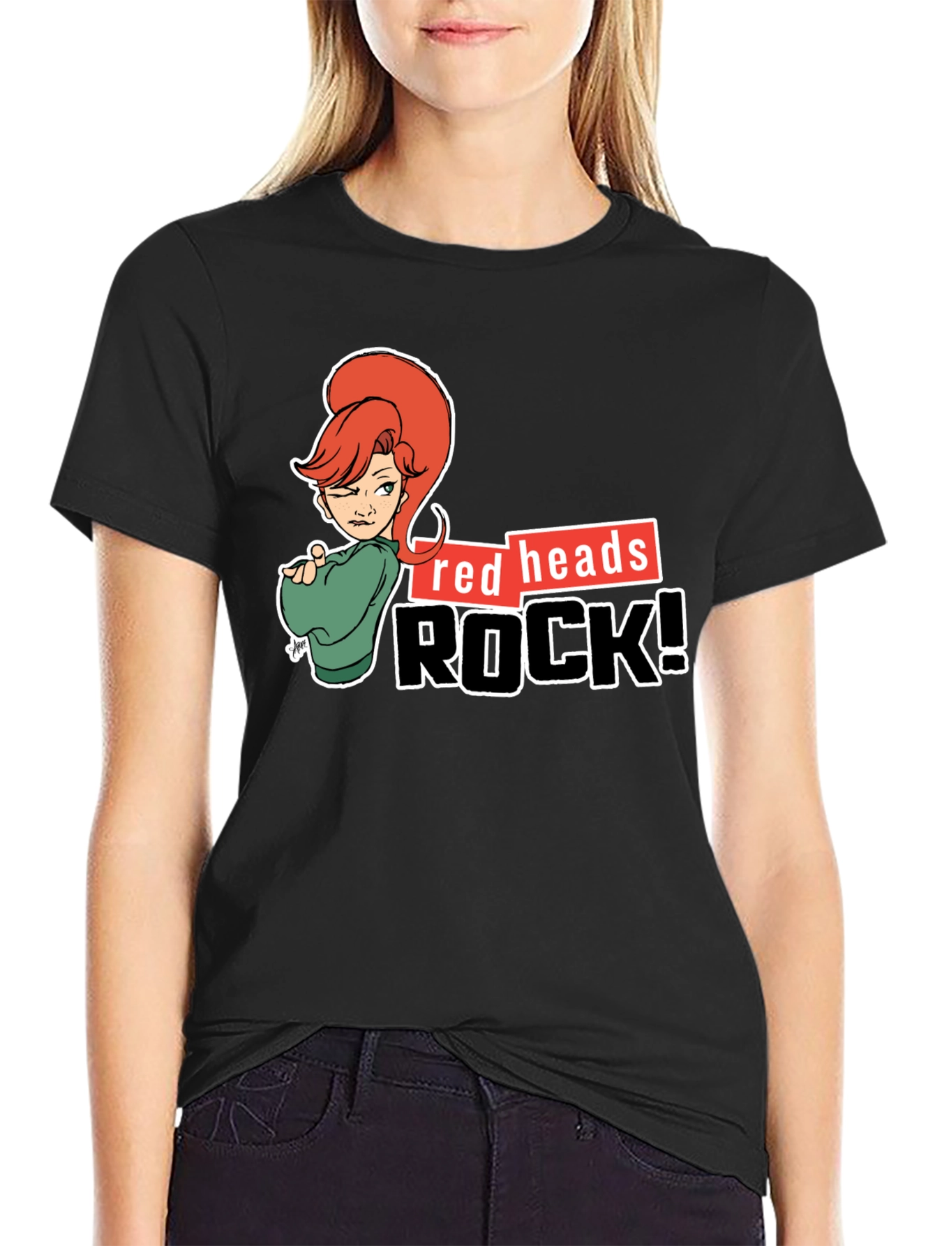 Redheads Rock! Graphic T-Shirt