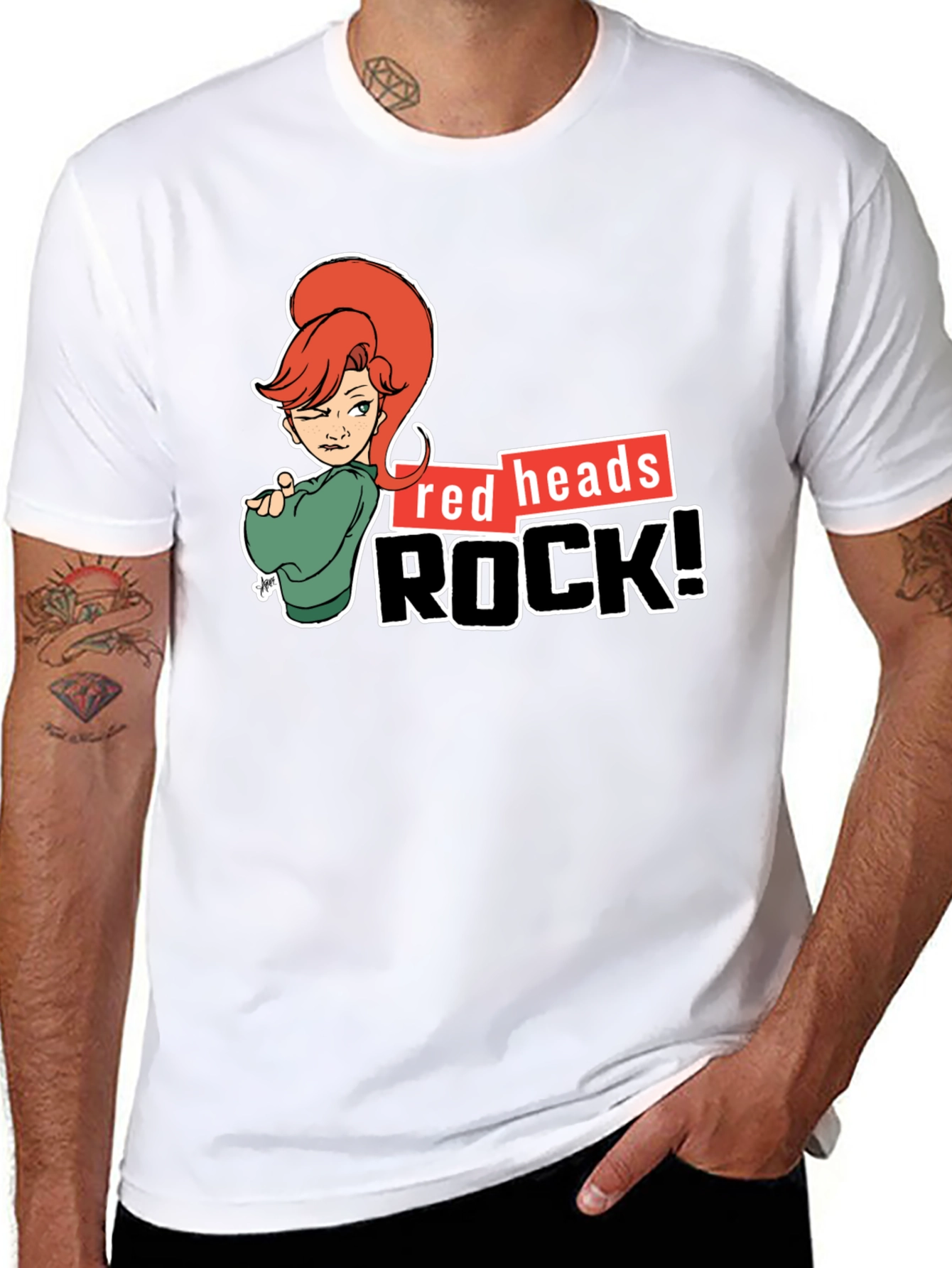 Redheads Rock! Graphic T-Shirt