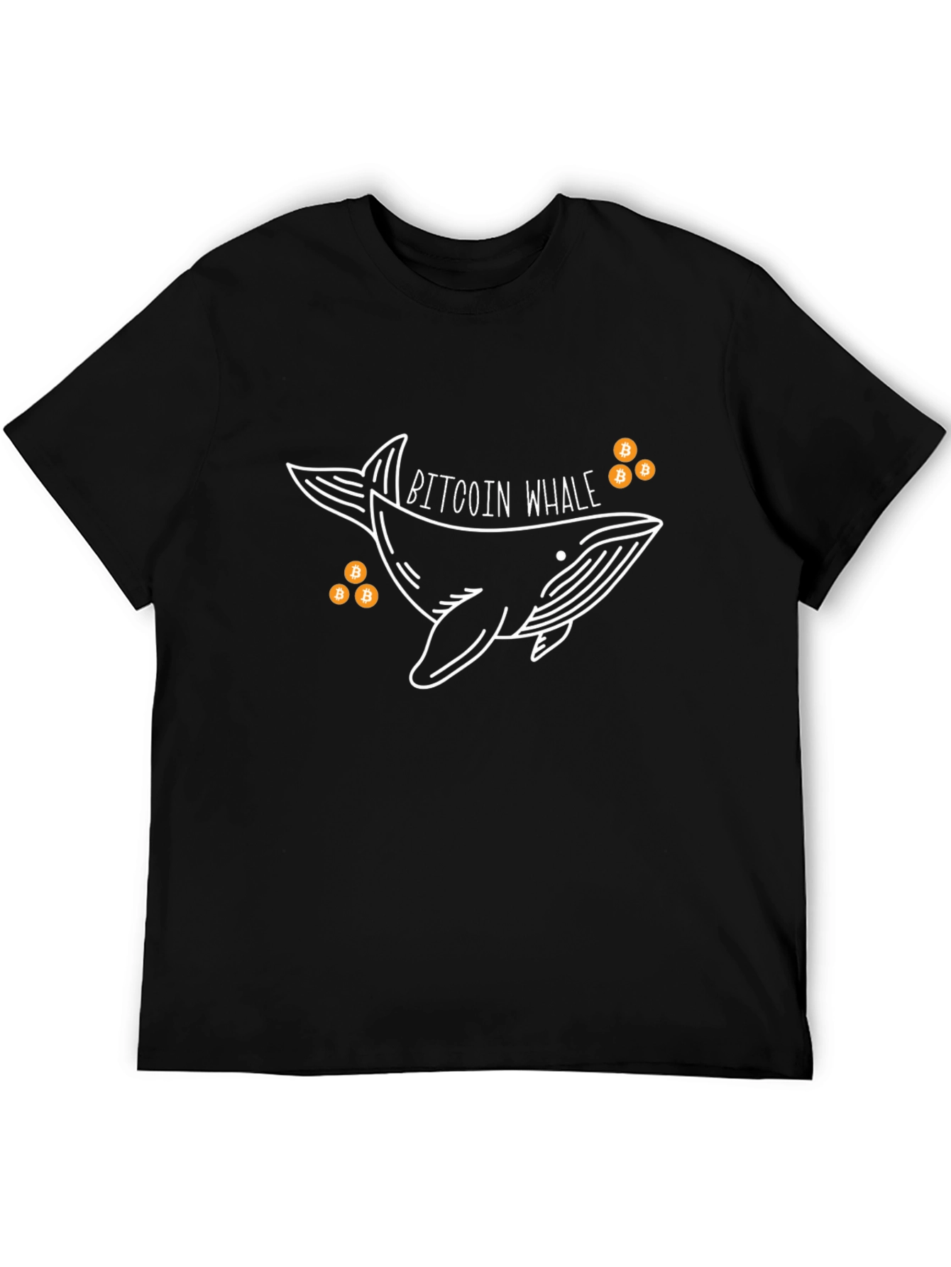 Bitcoin Whale Graphic Tee - Crypto Investor T-Shirt