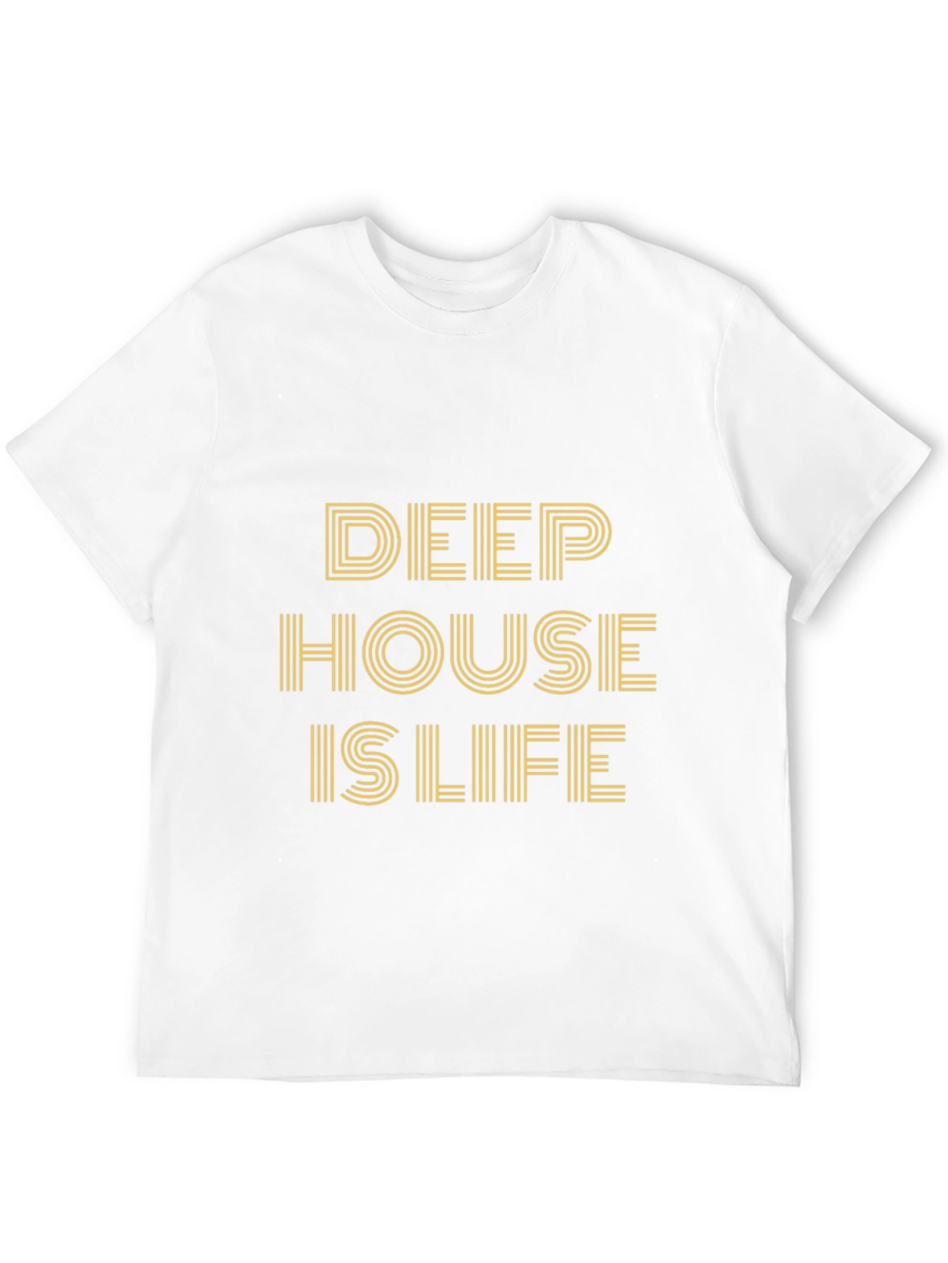 Deep House is Life Graphic Tee - Black