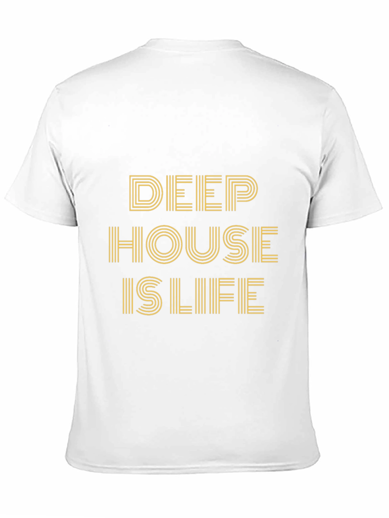 Deep House is Life Graphic Tee - Black