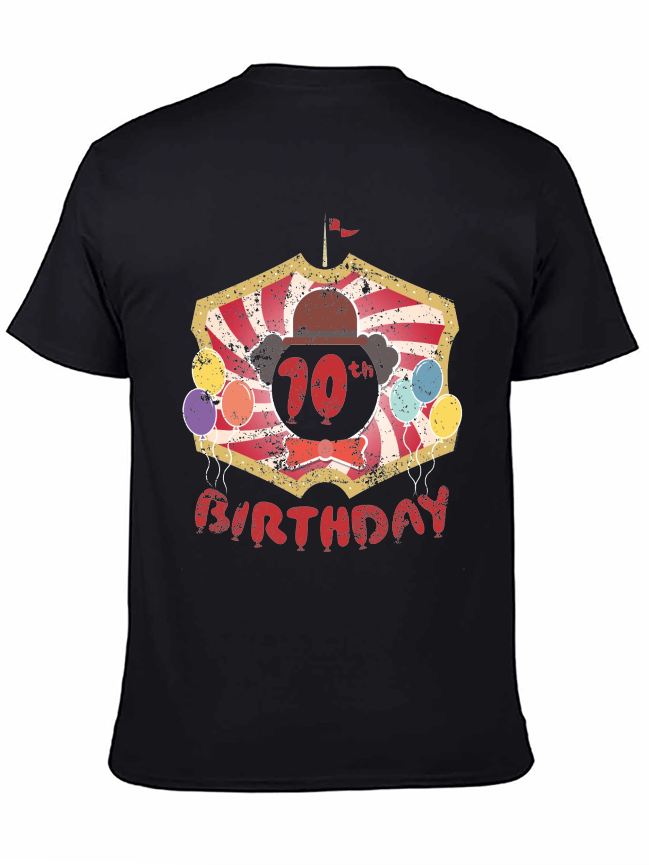 70th Birthday Circus Theme Graphic Tee