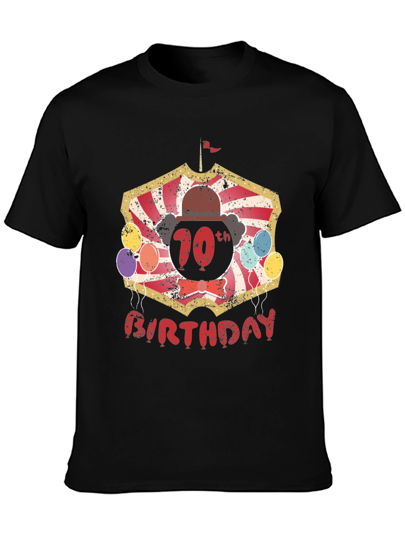 70th Birthday Circus Theme Graphic Tee