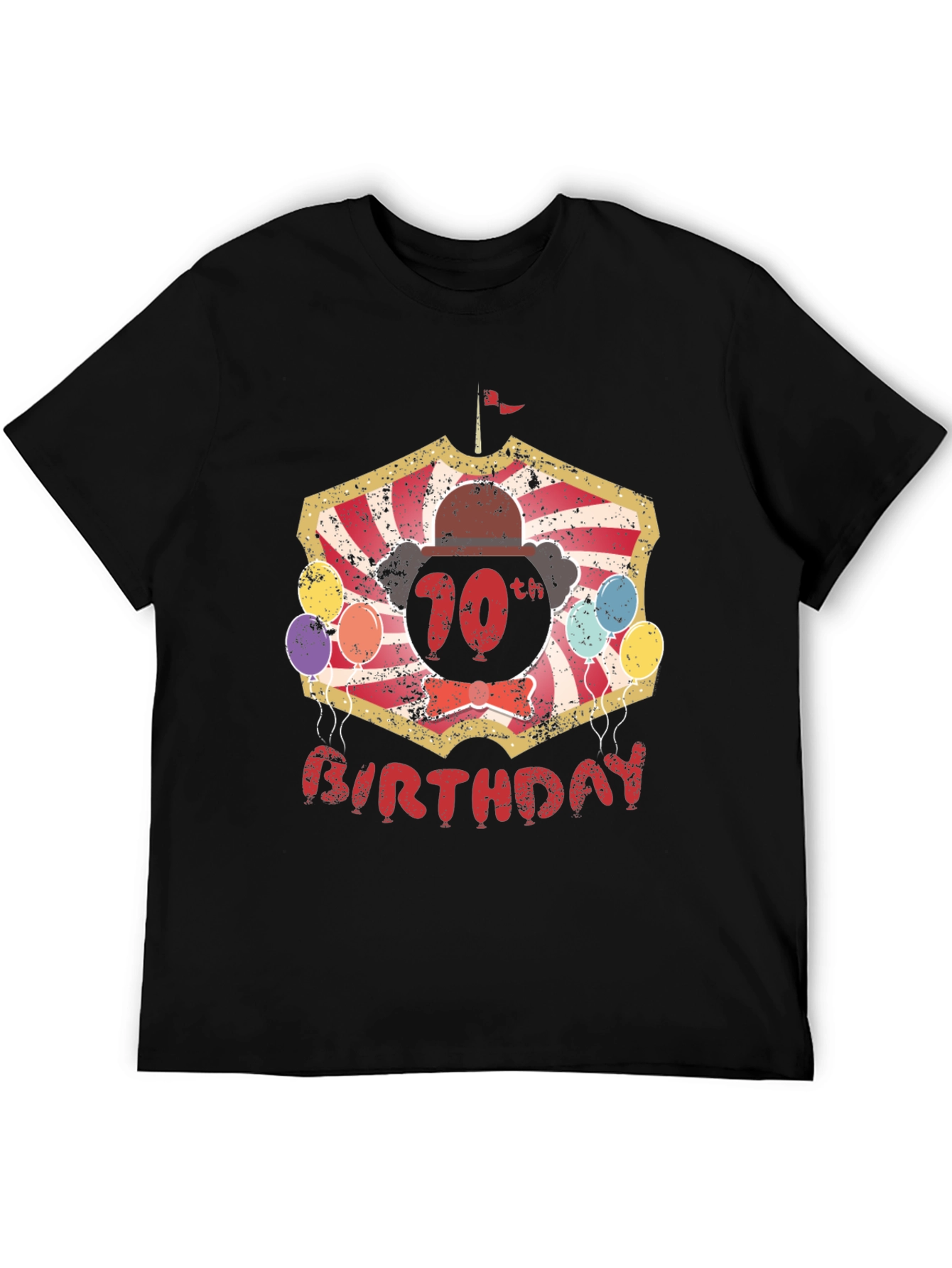 70th Birthday Circus Theme Graphic Tee