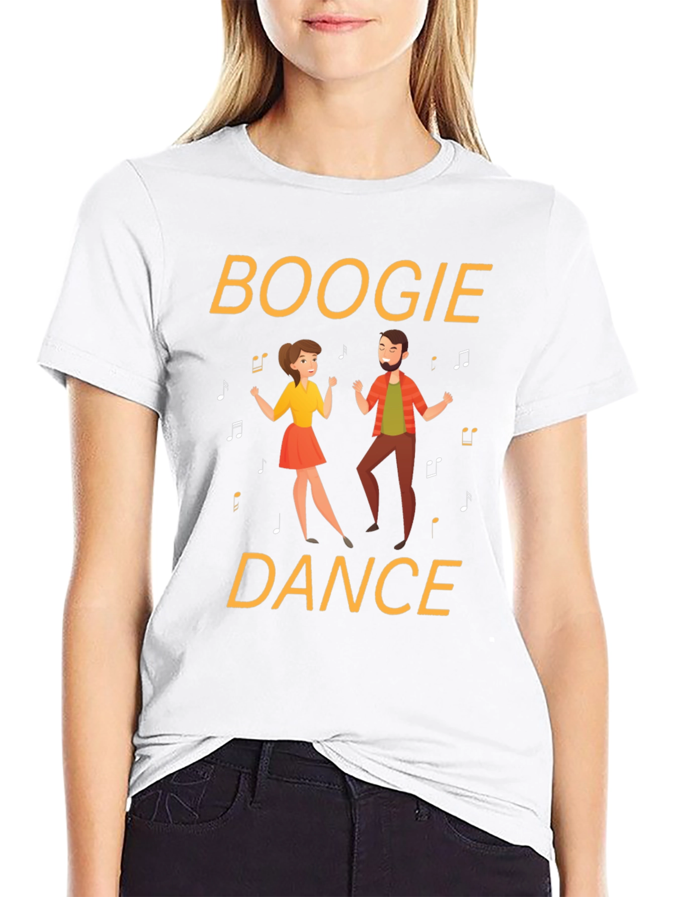 Boogie Dance Graphic Tee - Fun Retro Style