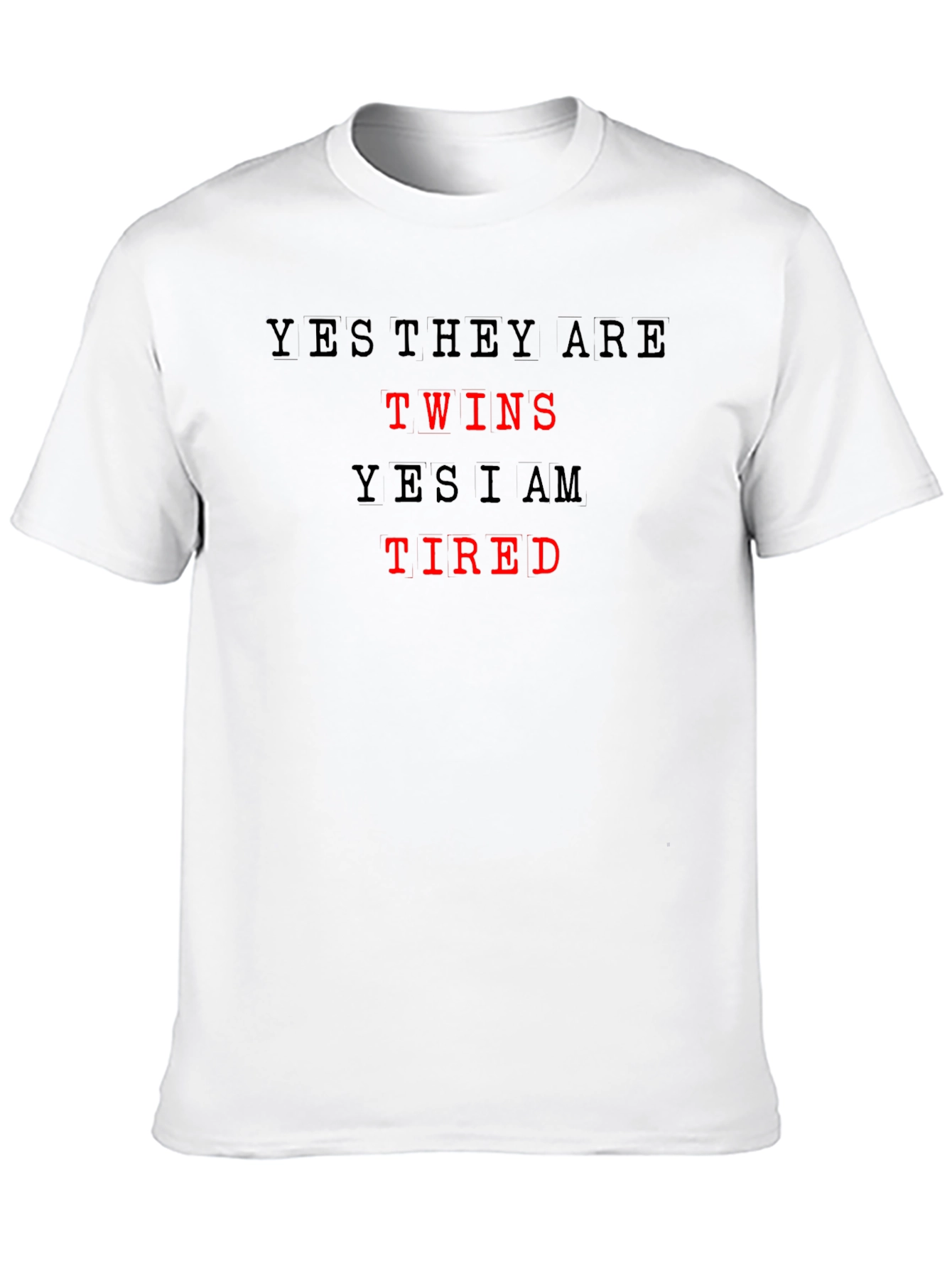 Twins Tired Funny T-Shirt