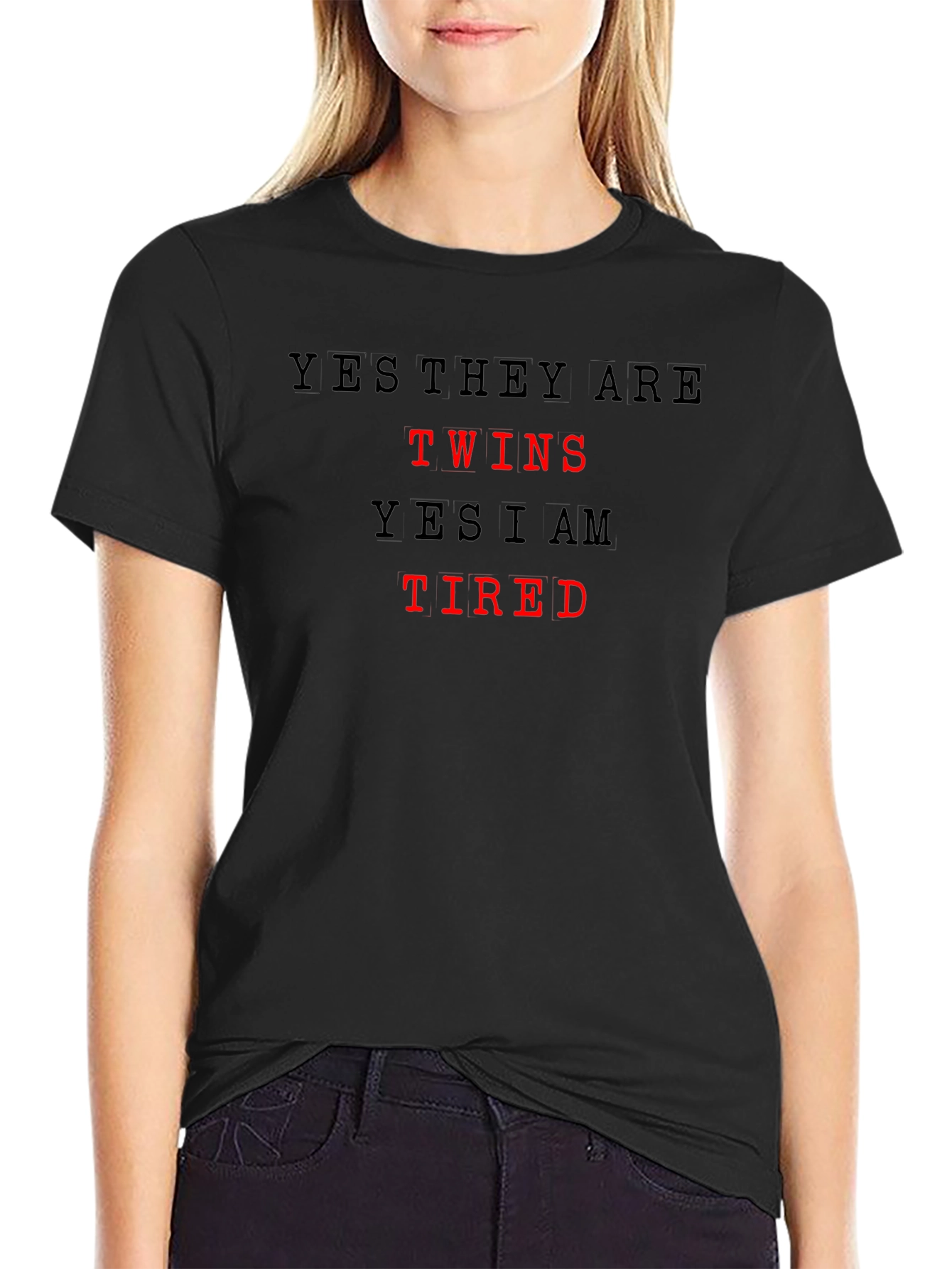Twins Tired Funny T-Shirt