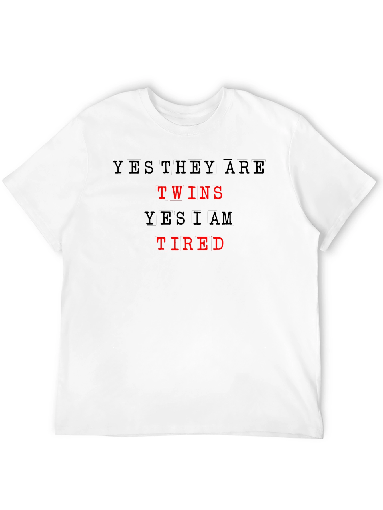 Twins Tired Funny T-Shirt