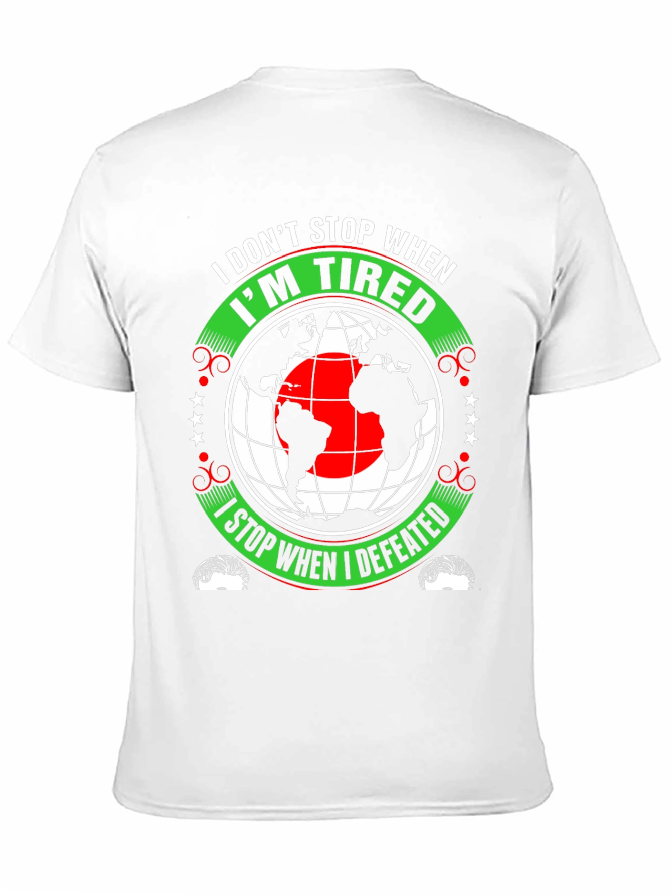 Motivational Graphic Tee - Never Stop