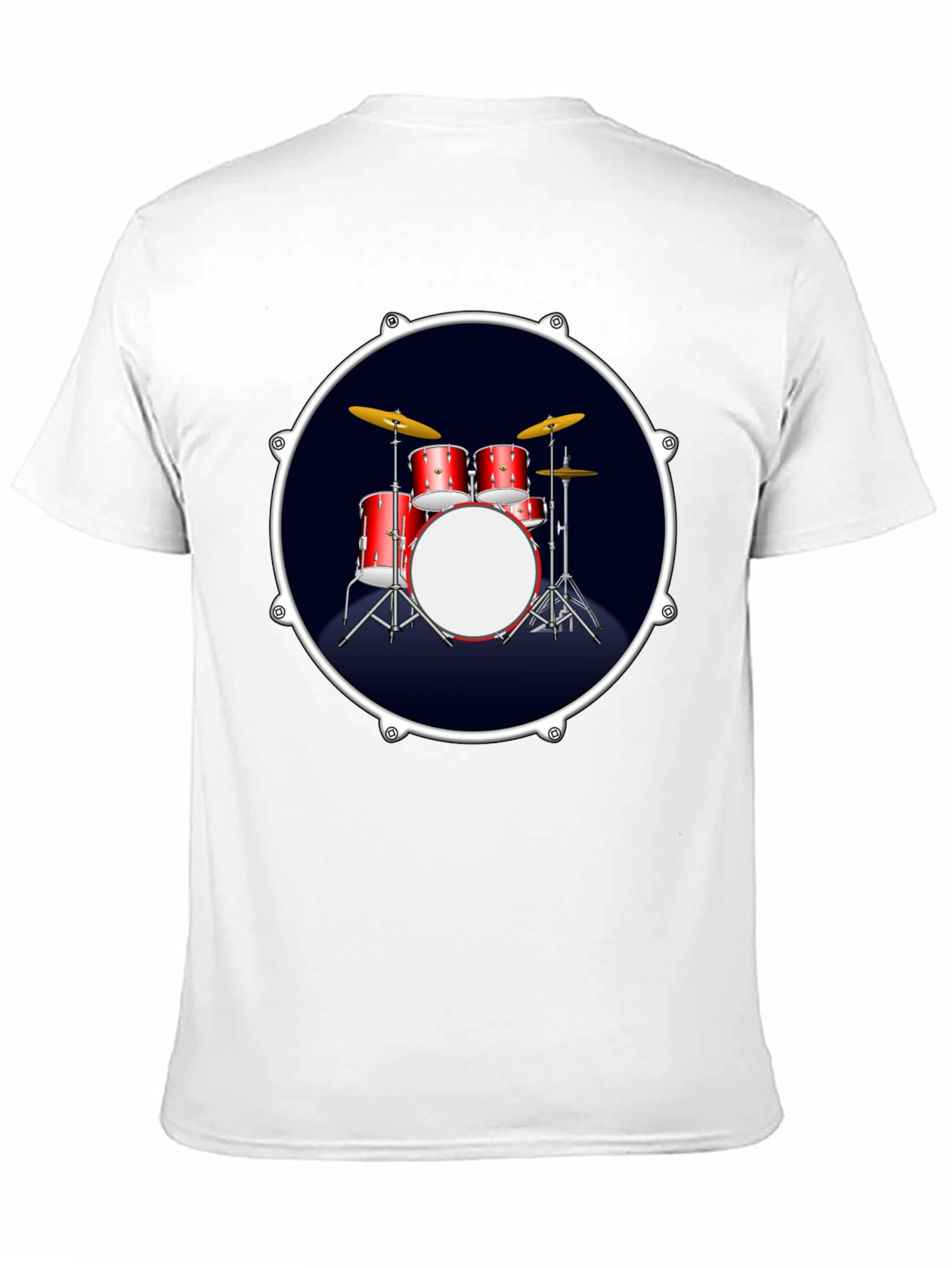 Drum Kit Graphic T-Shirt - Musician Tee