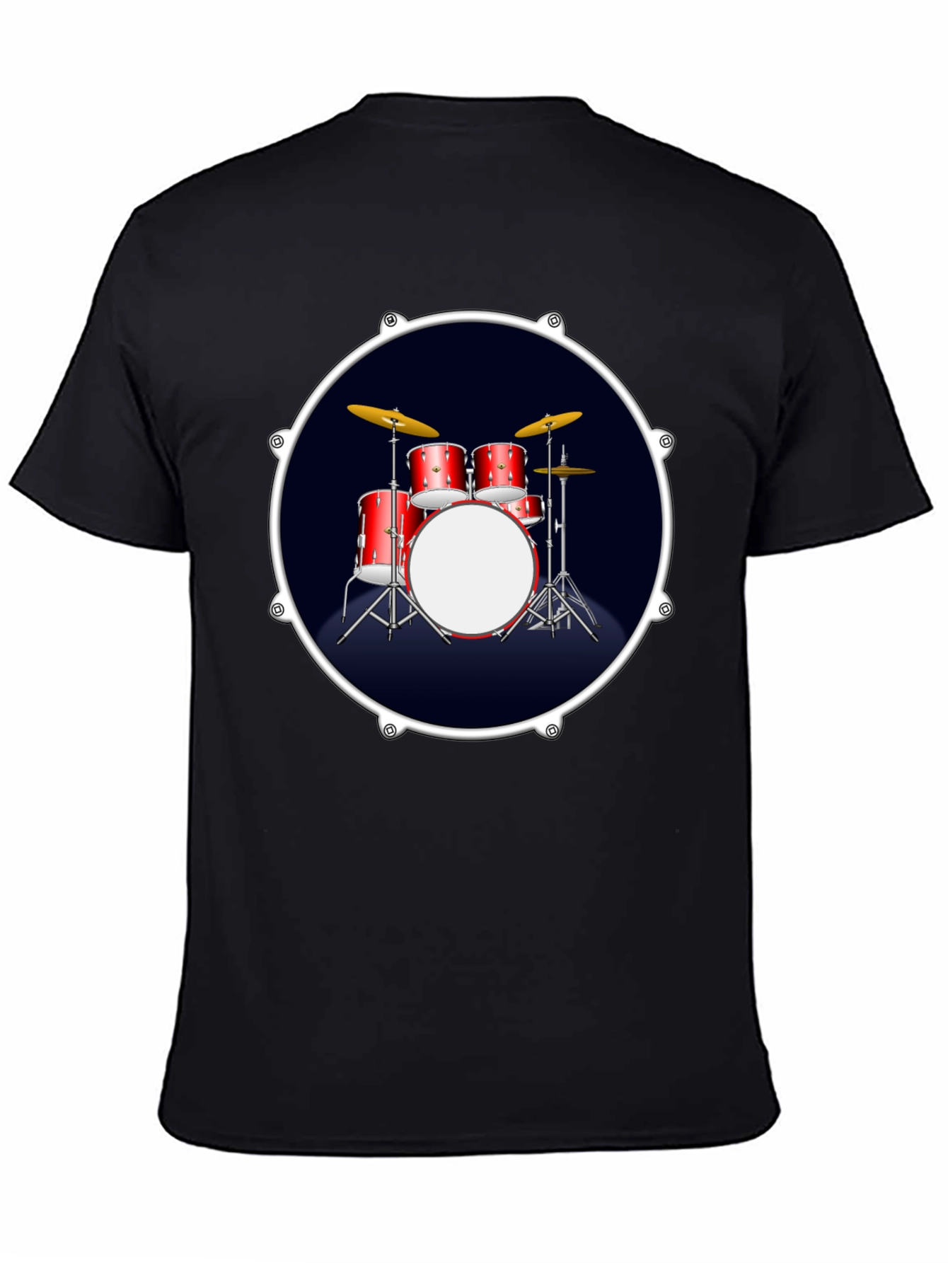Drum Kit Graphic T-Shirt - Musician Tee