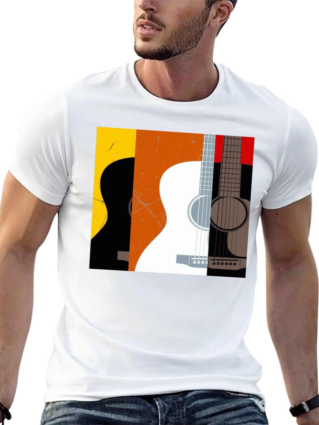 Cool Guitar Graphic Tee