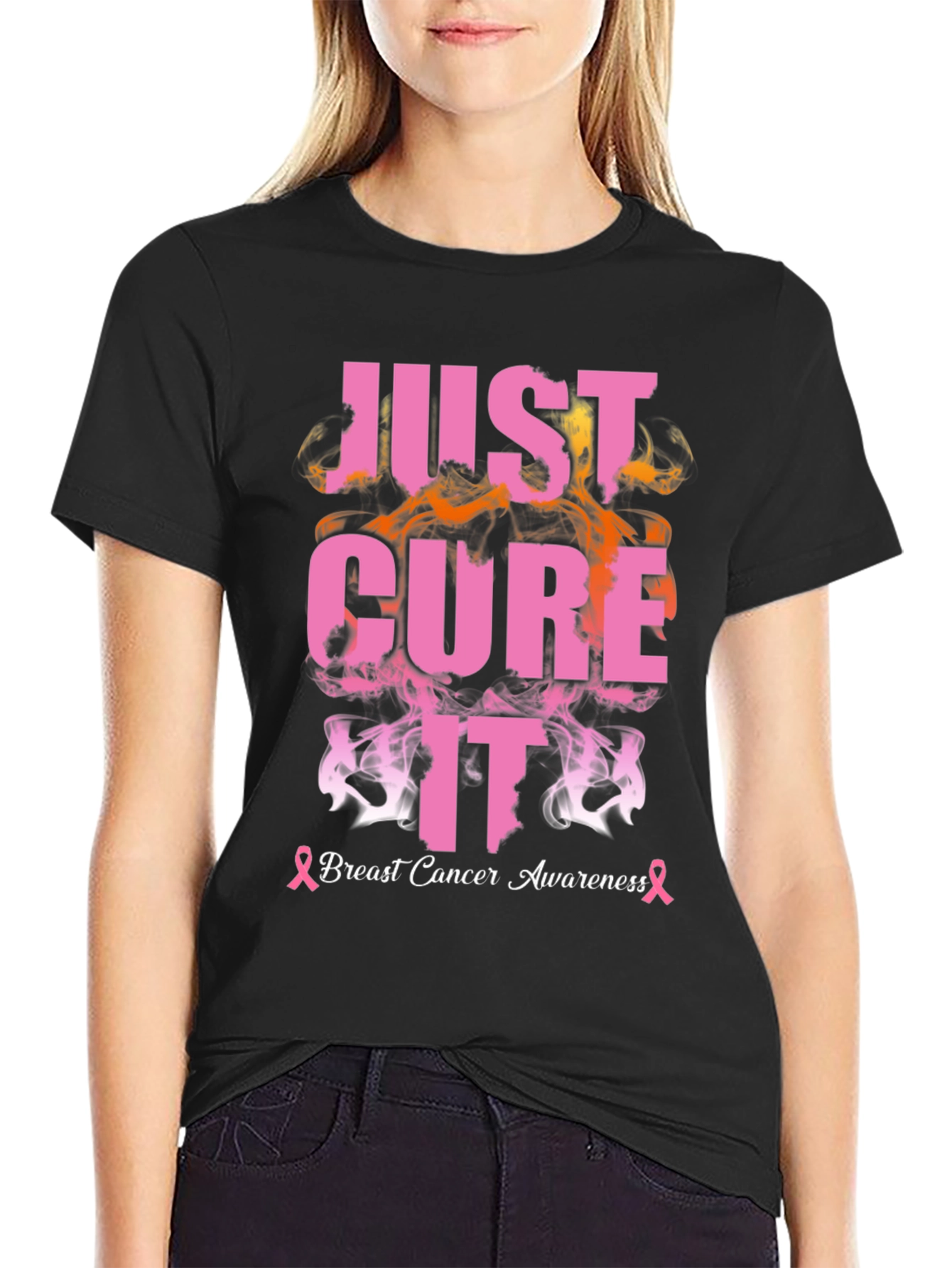 Just Cure It Breast Cancer Awareness T-Shirt