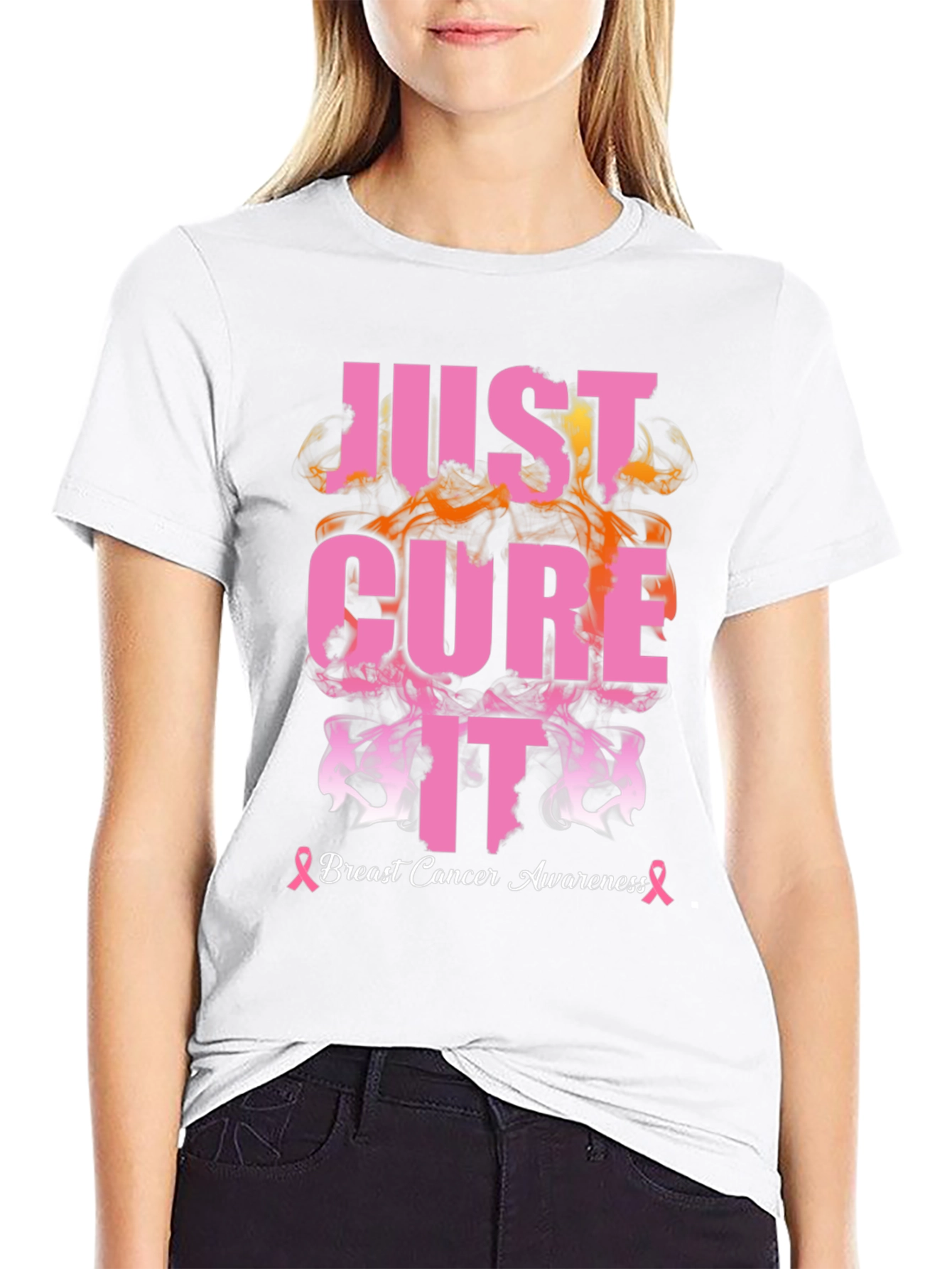 Just Cure It Breast Cancer Awareness T-Shirt