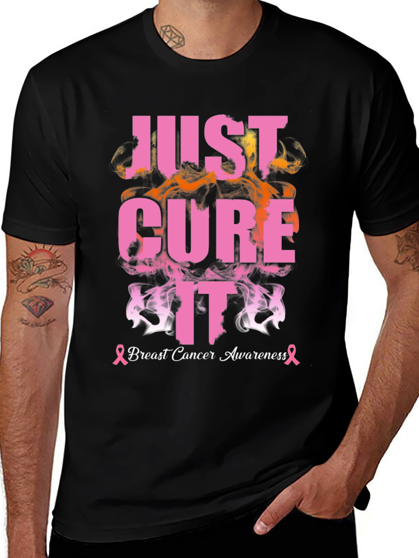 Just Cure It Breast Cancer Awareness T-Shirt