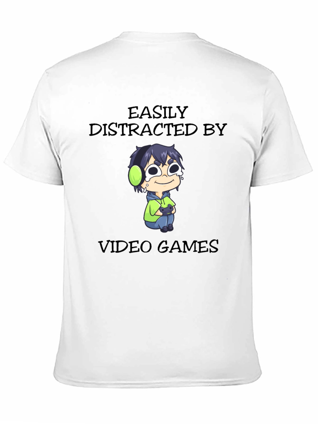 Easily Distracted by Video Games Graphic T-Shirt