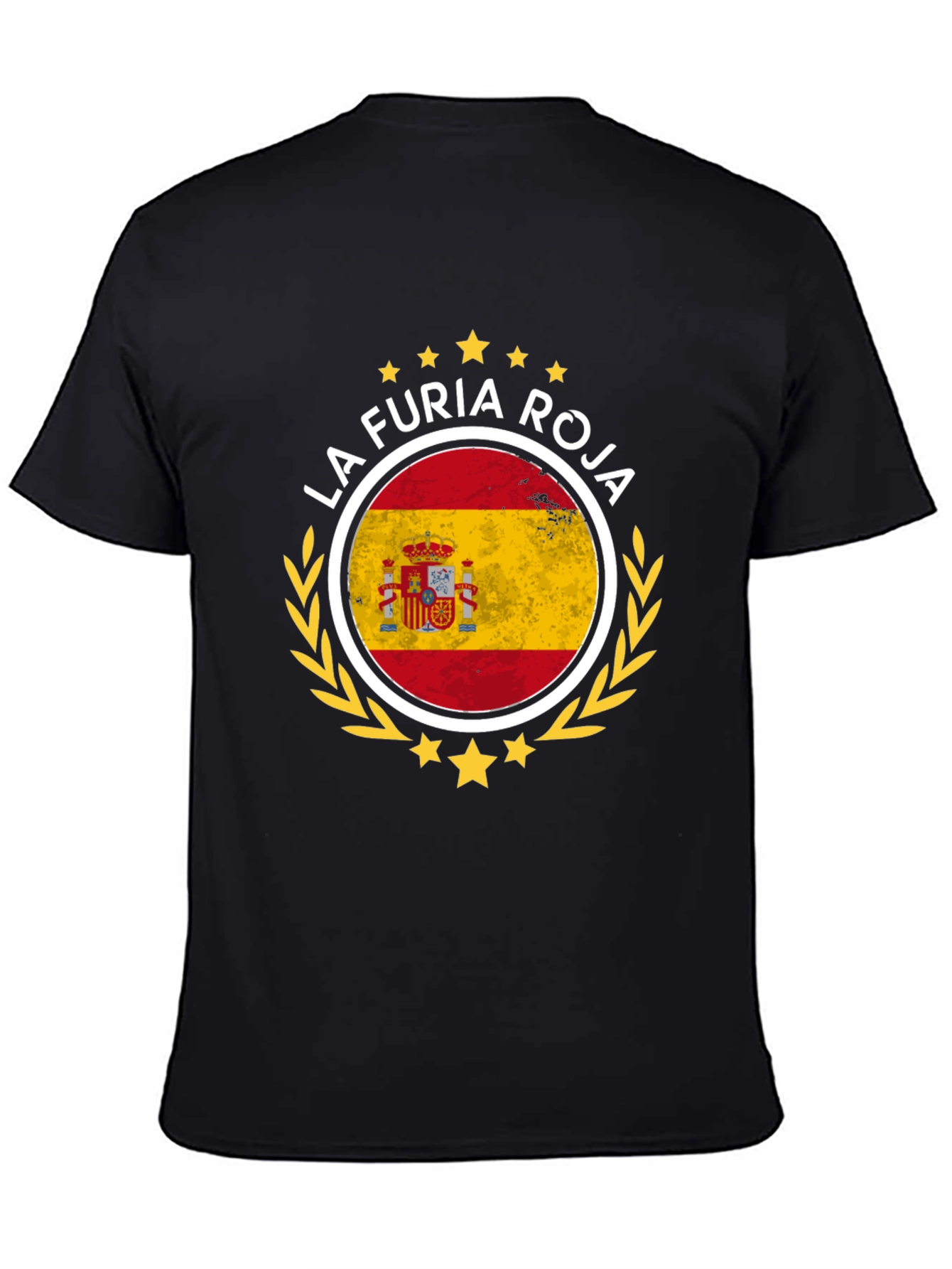 La Furia Roja Spain Flag Graphic T-Shirt