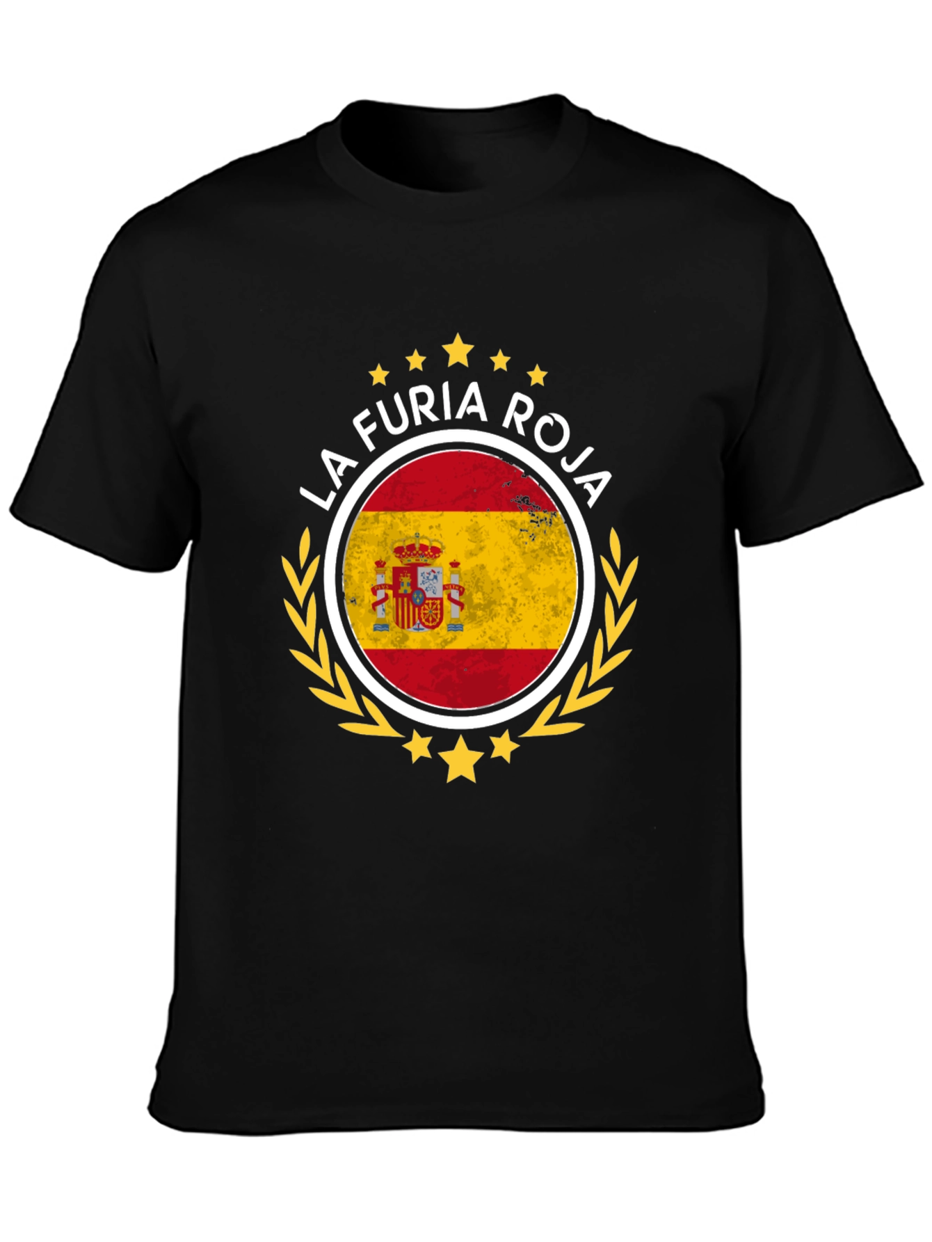 La Furia Roja Spain Flag Graphic T-Shirt