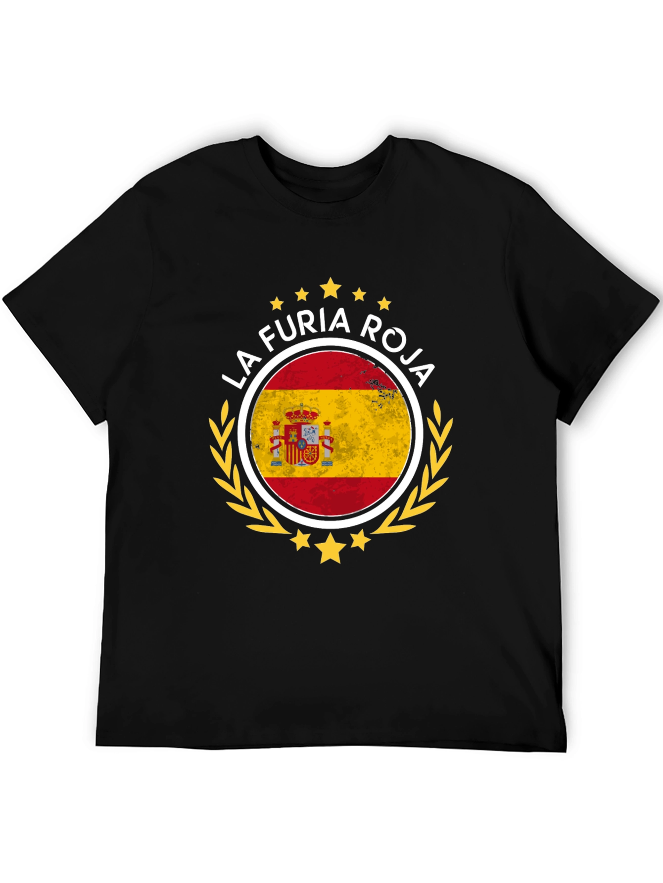 La Furia Roja Spain Flag Graphic T-Shirt
