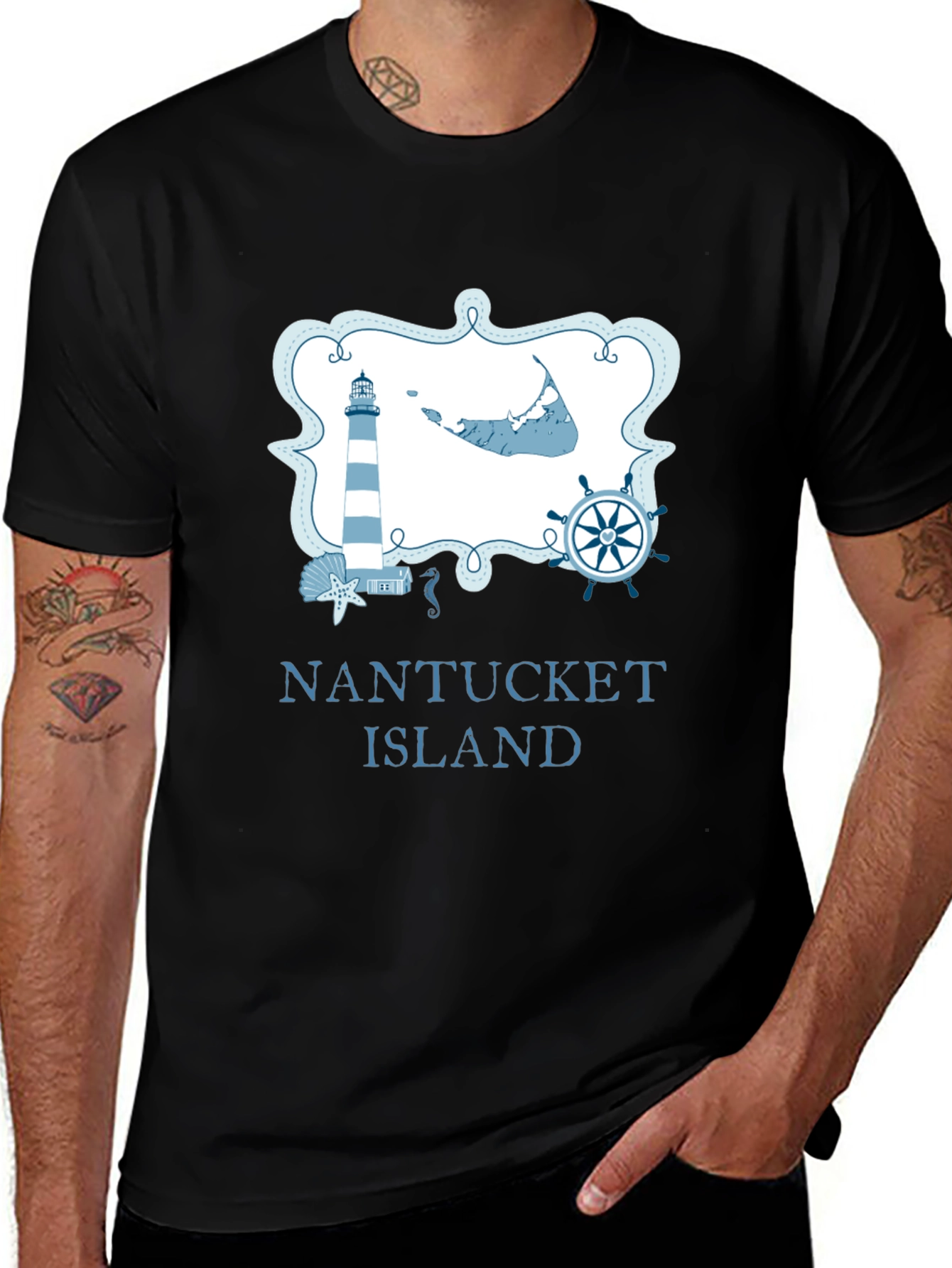 Nantucket Island Graphic Tee