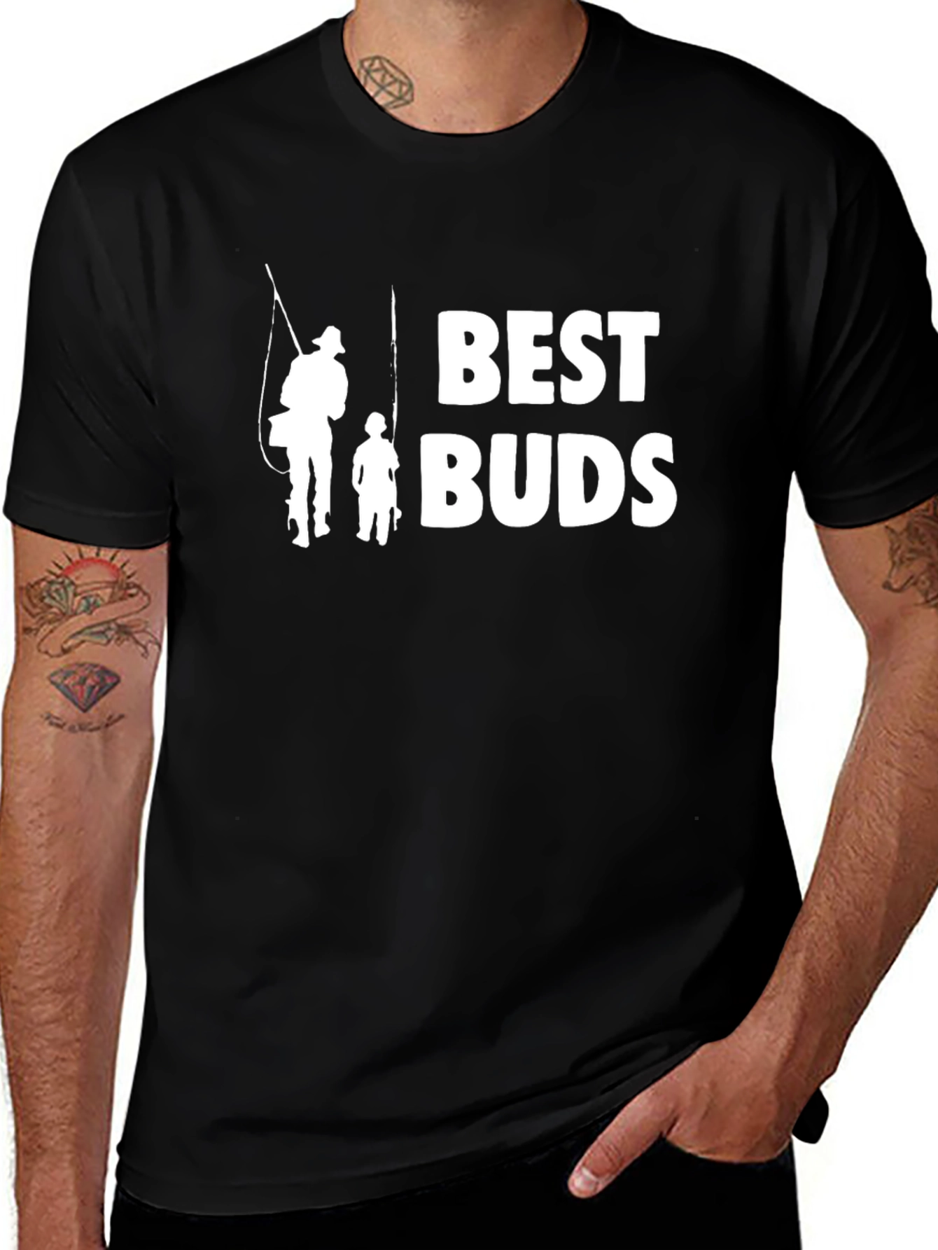Best Buds Fishing T-Shirt - Father Son Matching Tee