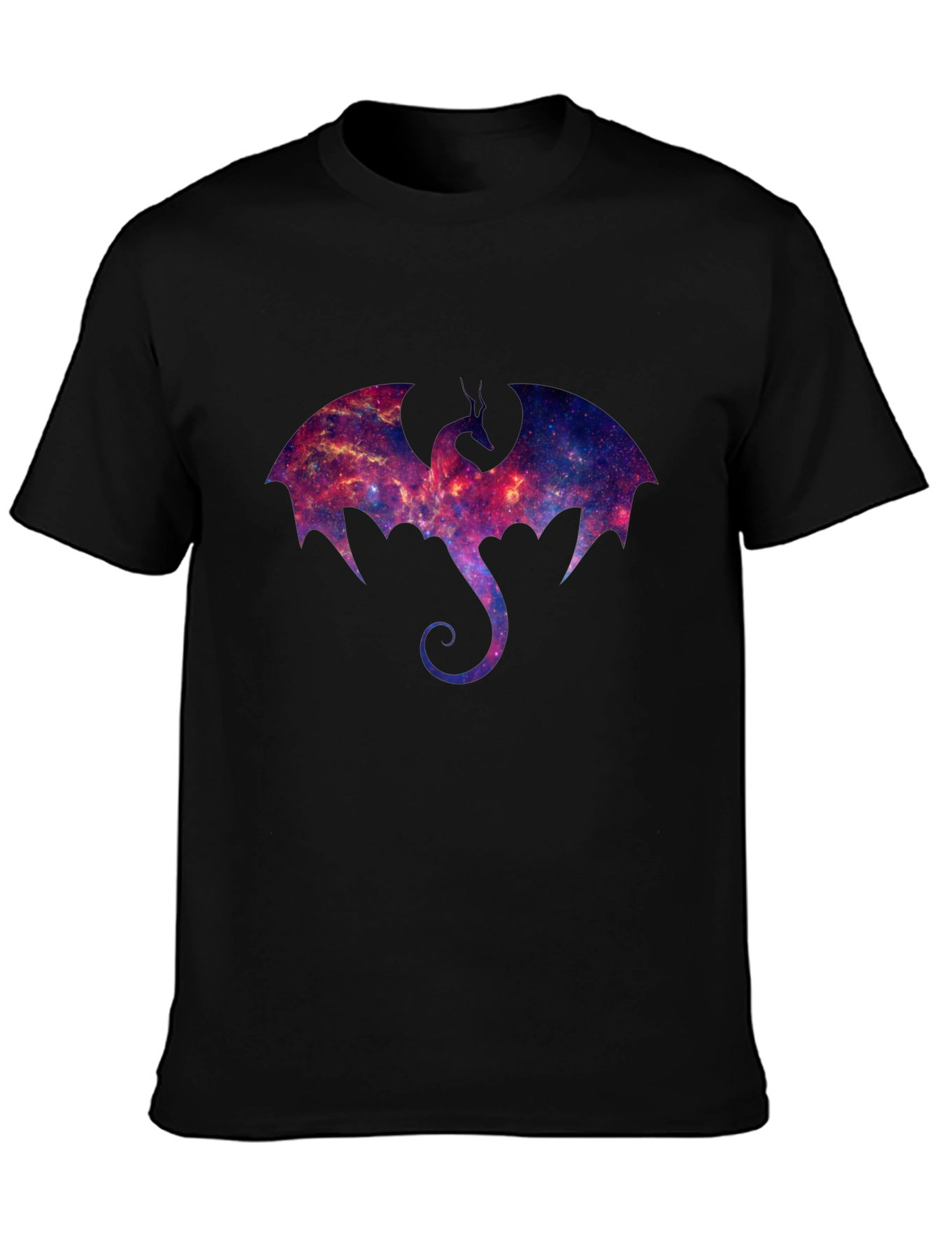 Galaxy Dragon Graphic T-Shirt