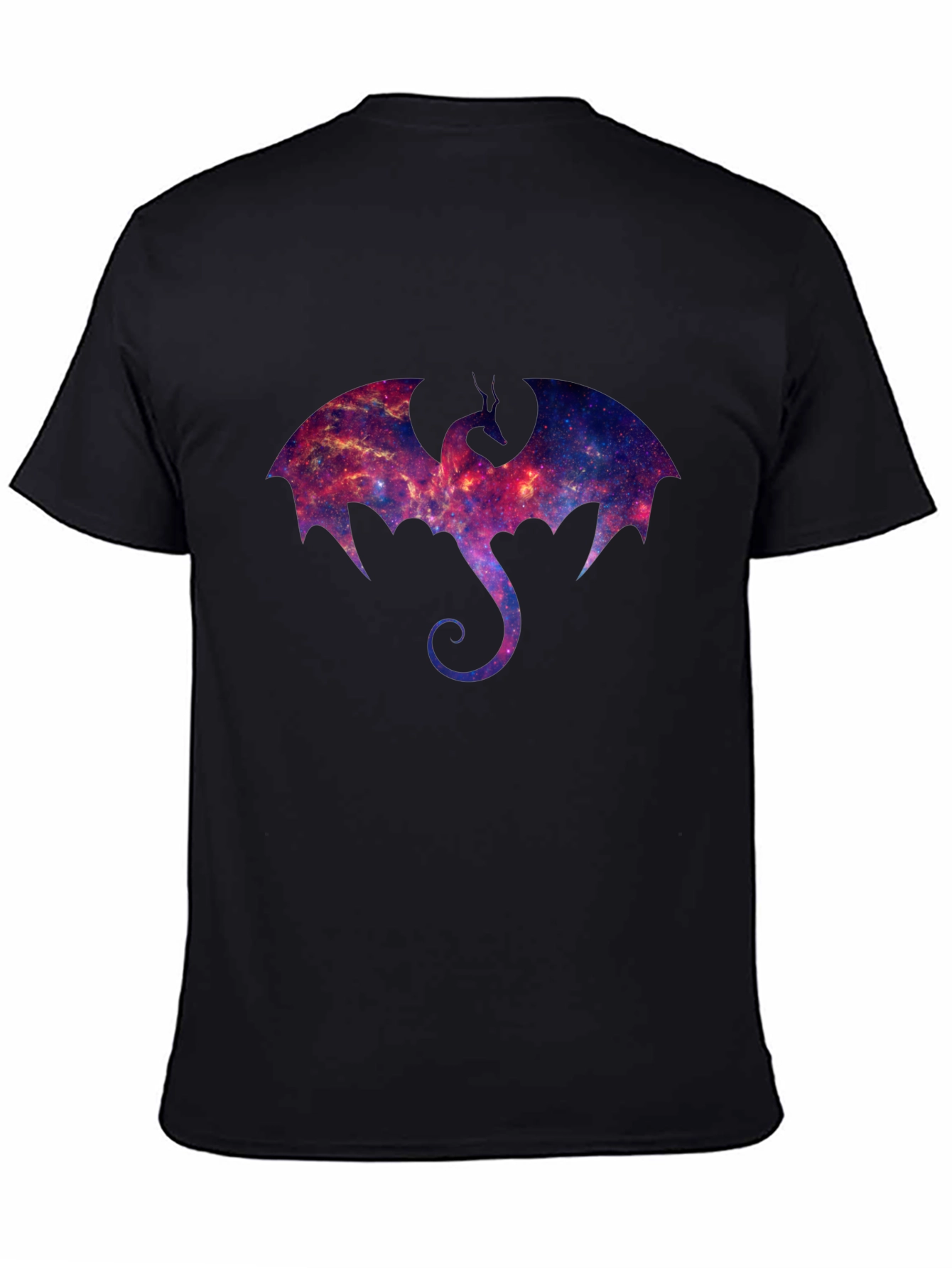 Galaxy Dragon Graphic T-Shirt