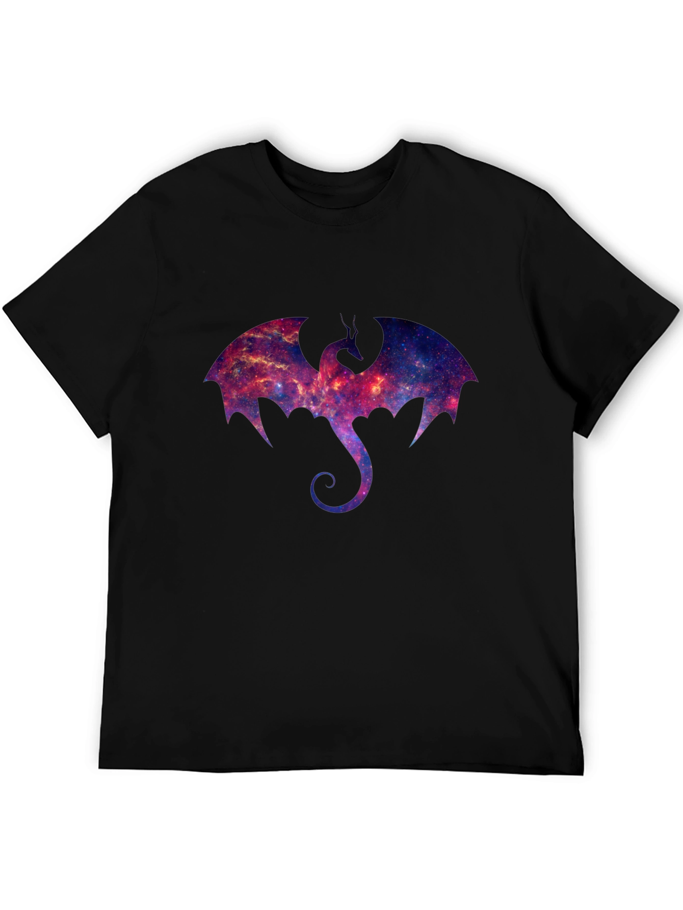Galaxy Dragon Graphic T-Shirt