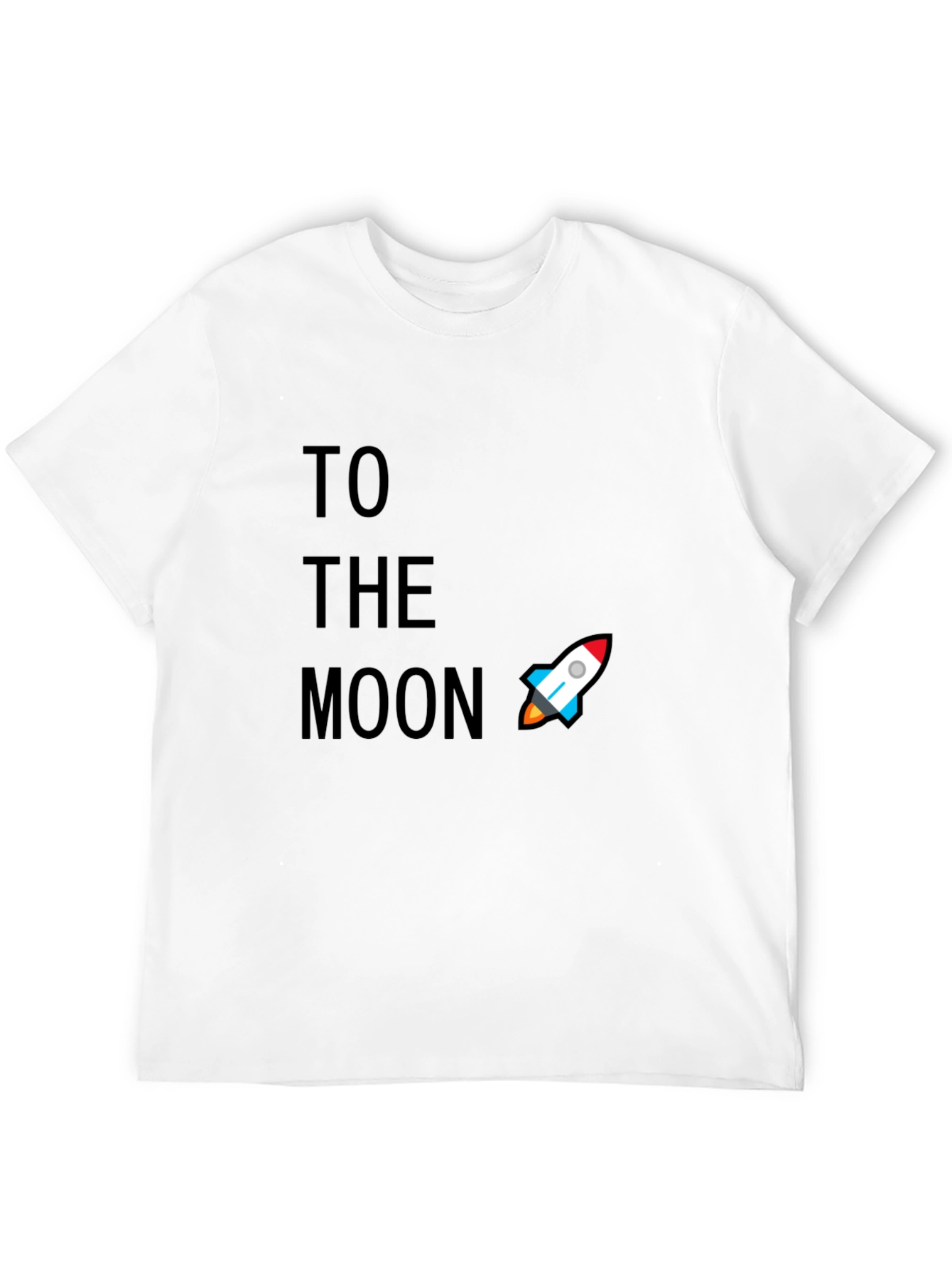 To The Moon Graphic Tee - Crypto Rocket T-Shirt