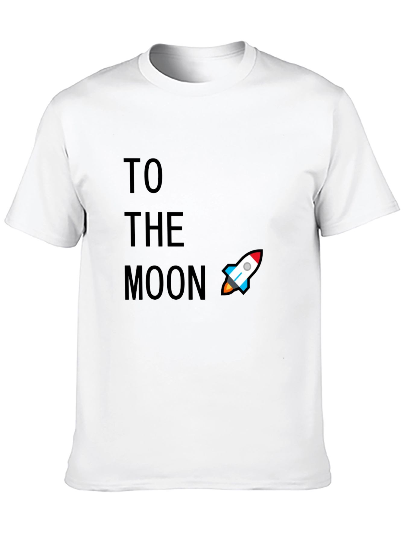 To The Moon Graphic Tee - Crypto Rocket T-Shirt