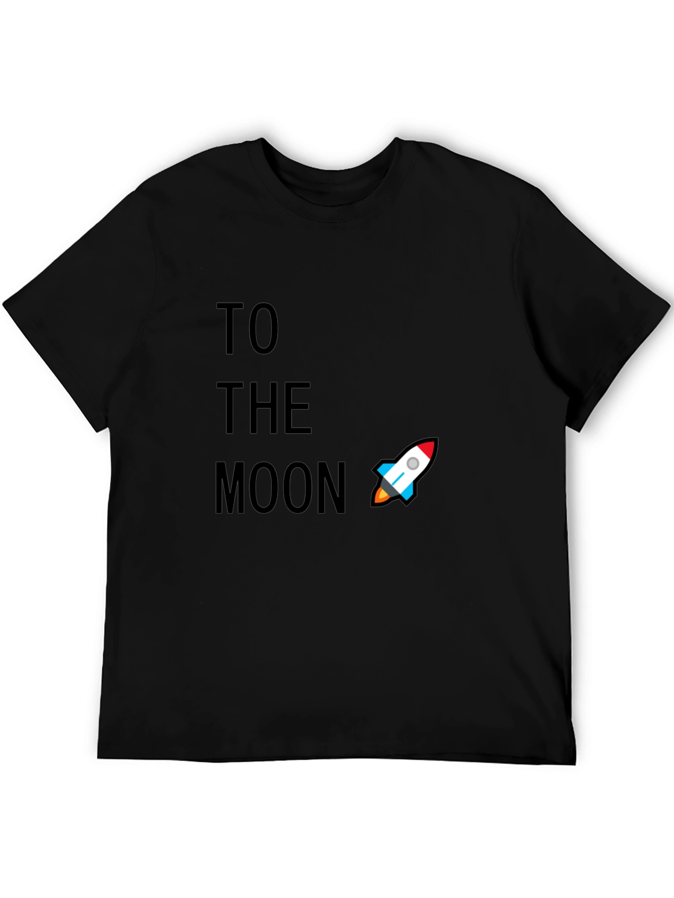 To The Moon Graphic Tee - Crypto Rocket T-Shirt