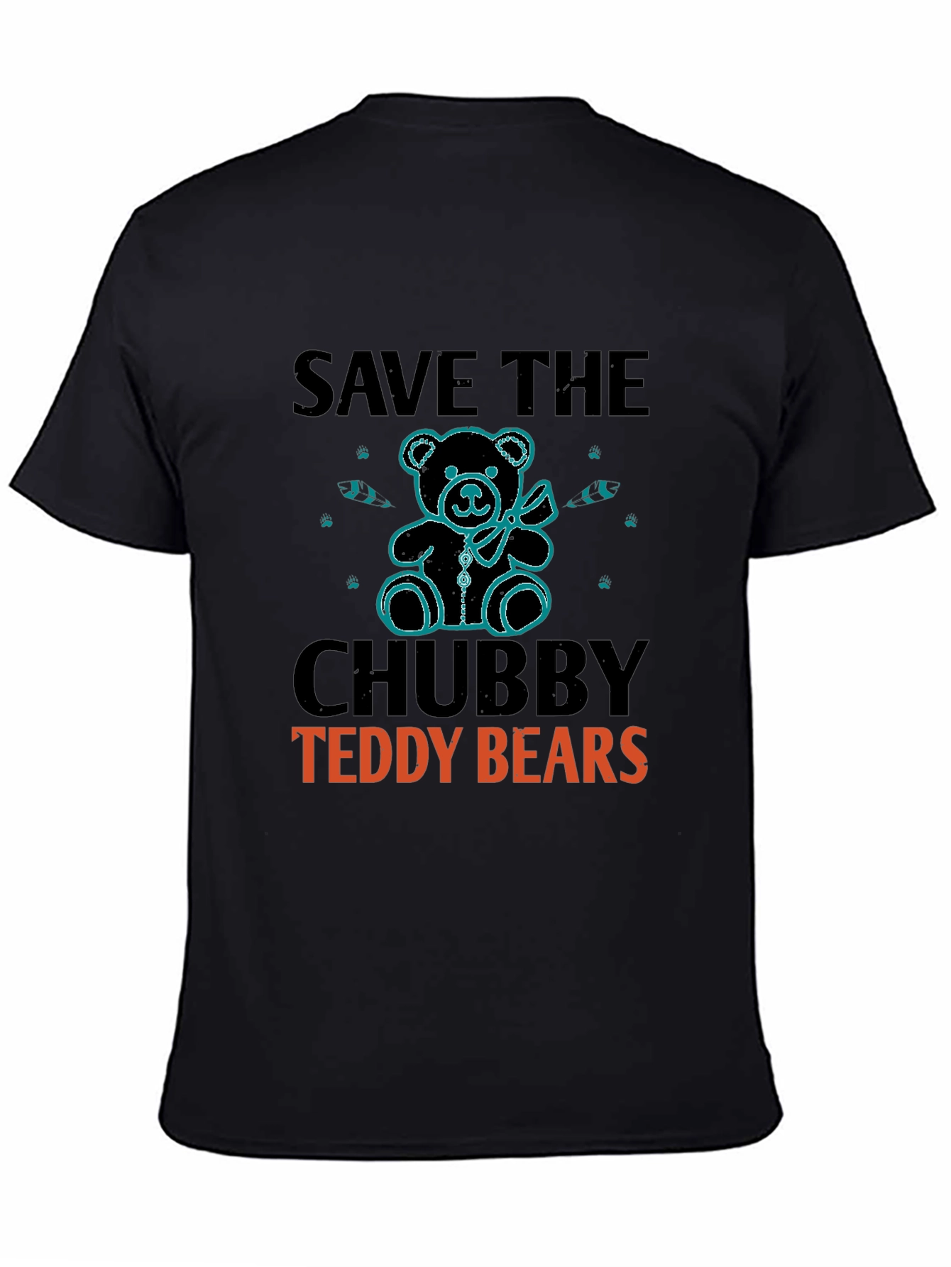 Save the Chubby Teddy Bears Graphic T-Shirt