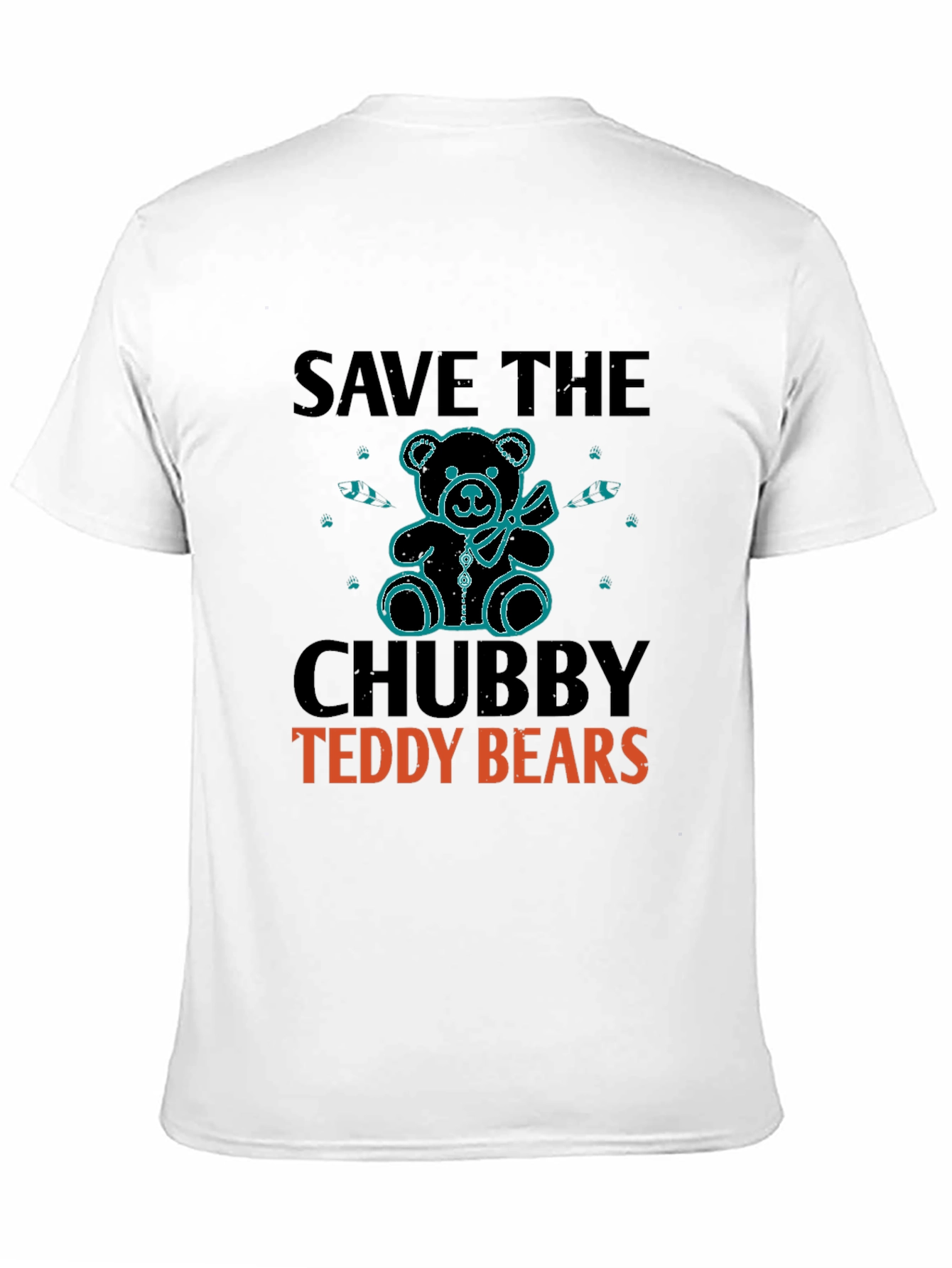 Save the Chubby Teddy Bears Graphic T-Shirt