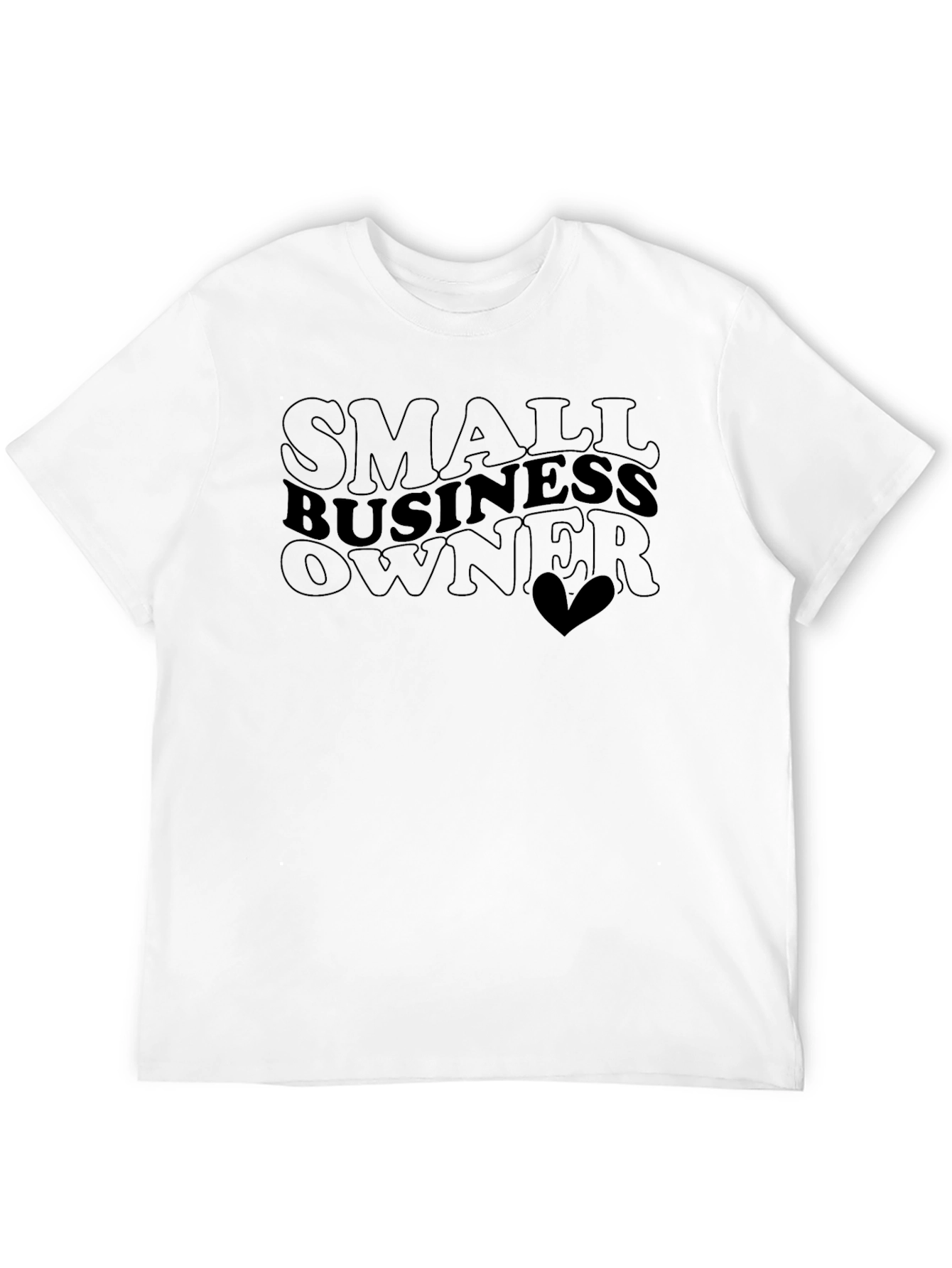 Small Business Owner Graphic Tee - Black