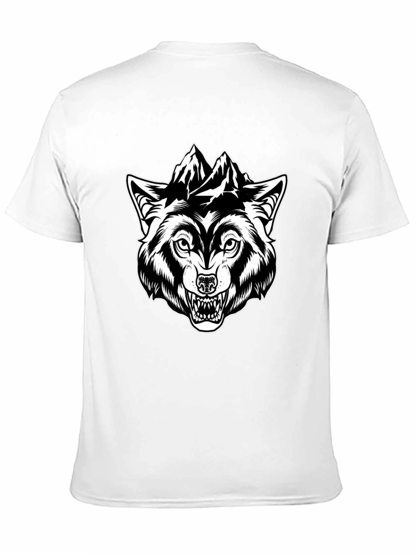 Wolf Mountain Graphic Tee - Black
