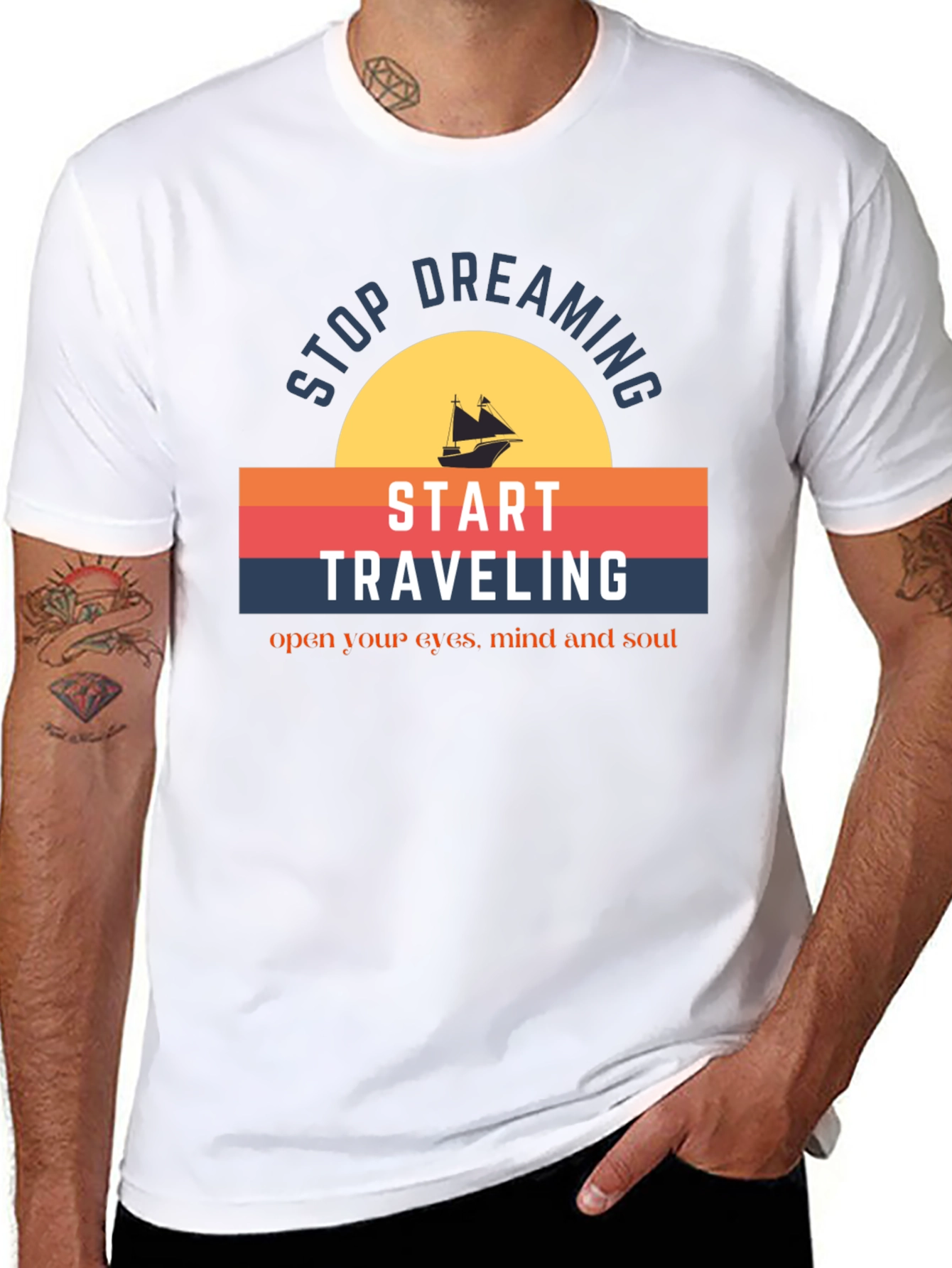 Stop Dreaming Travel T-Shirt