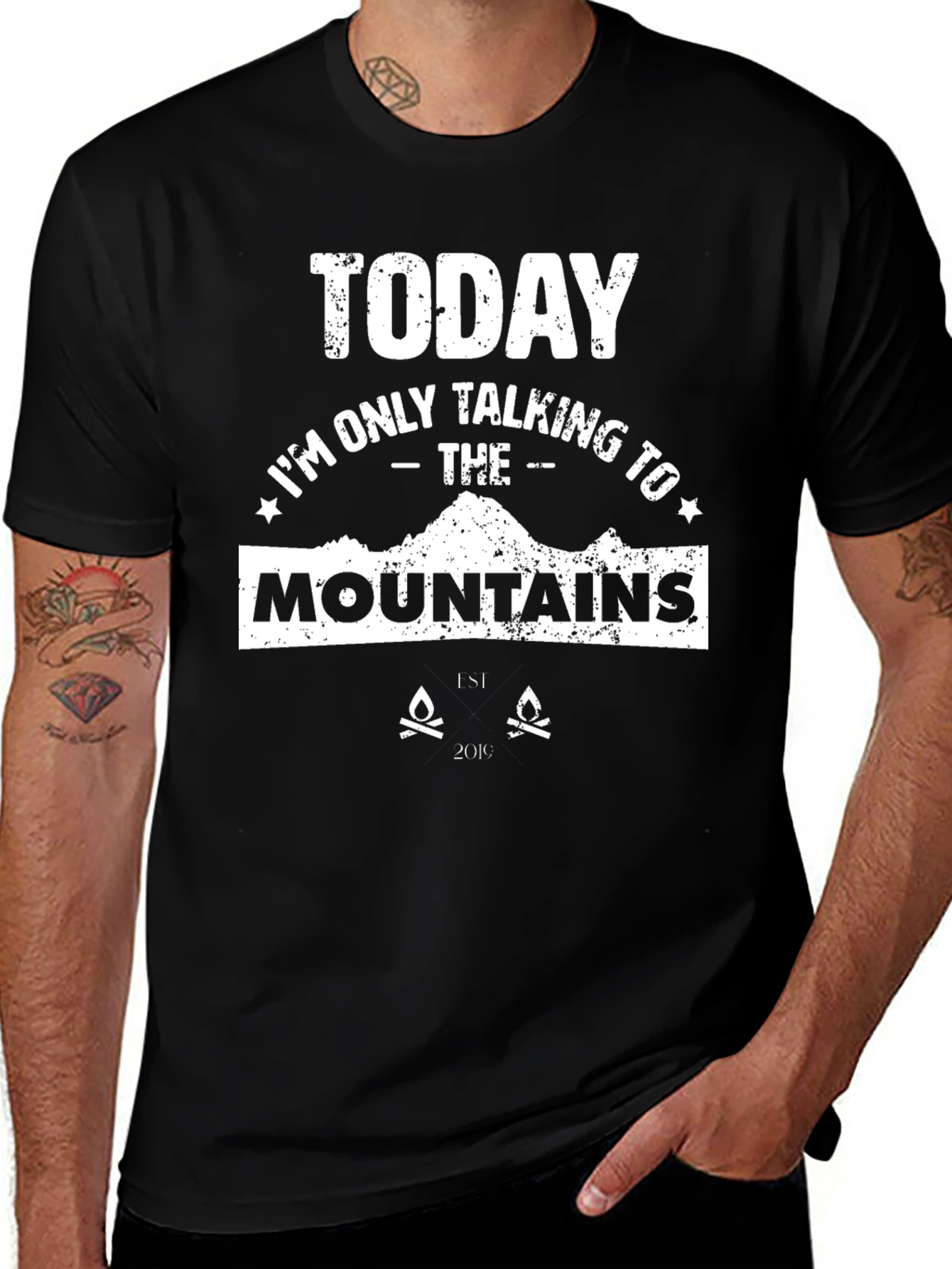 Today Mountains Graphic Tee