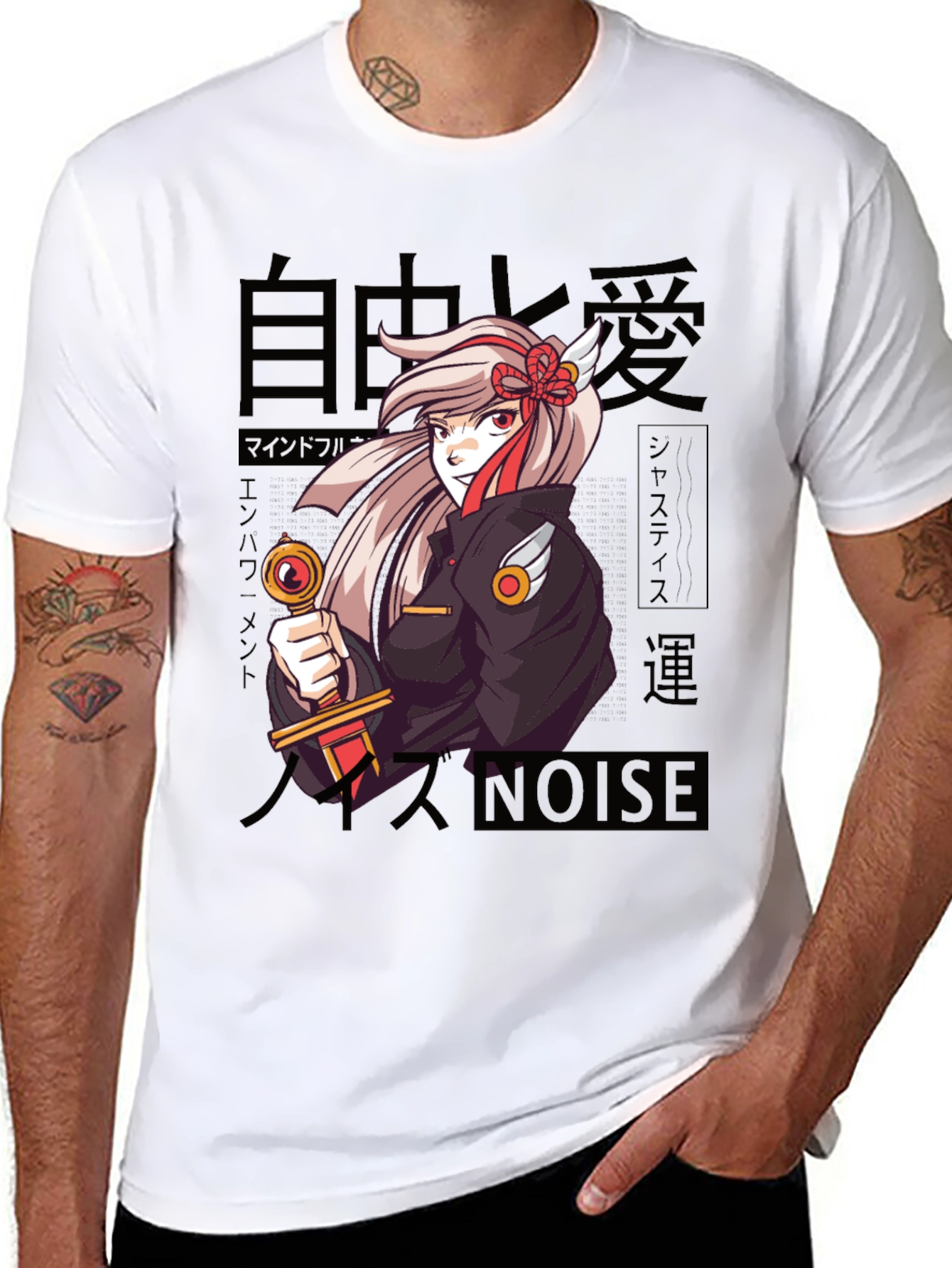 Anime Girl Sword T-Shirt
